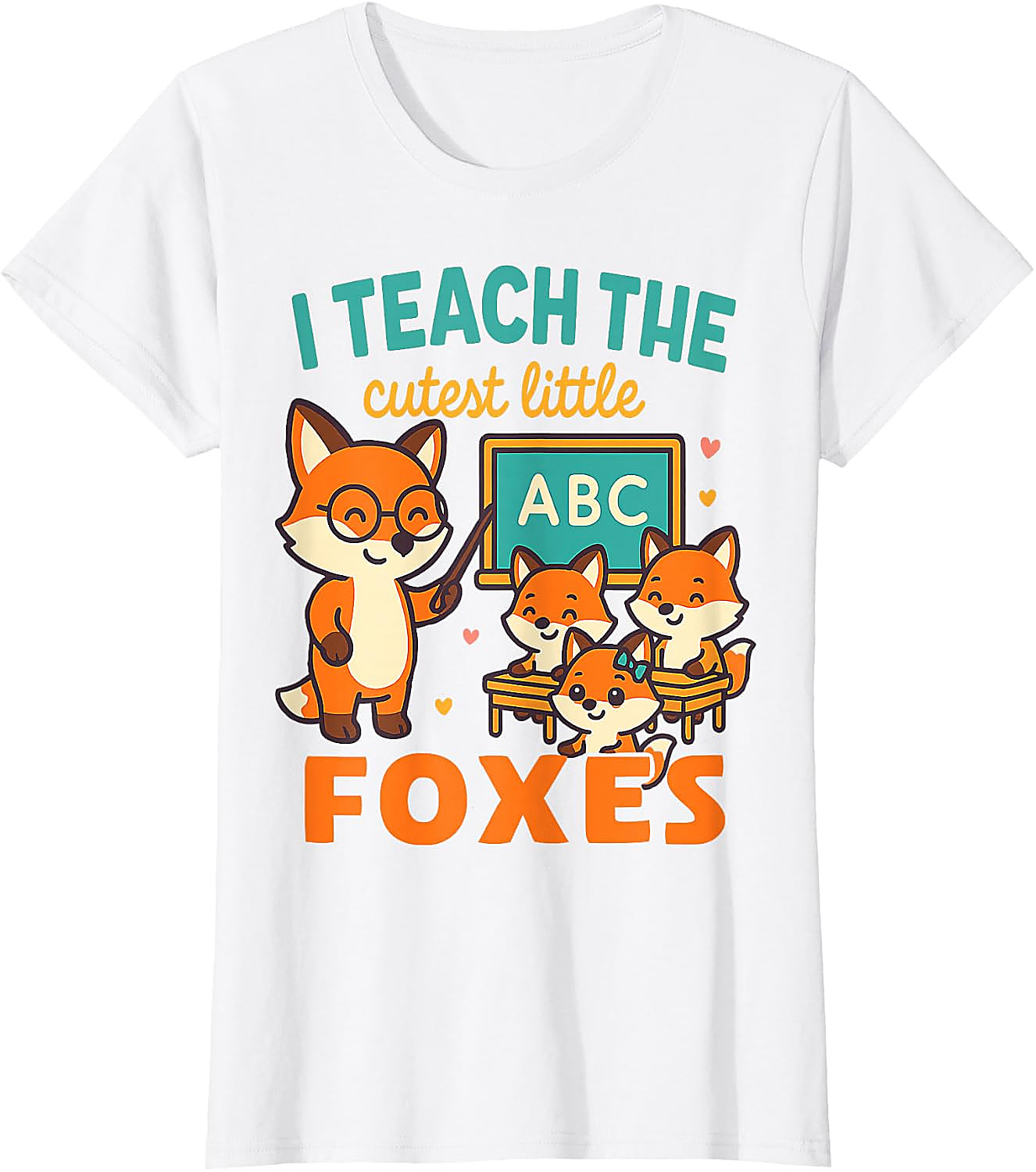 Teacher Foxes T-Shirt | Cute Back to School Graphic Tee