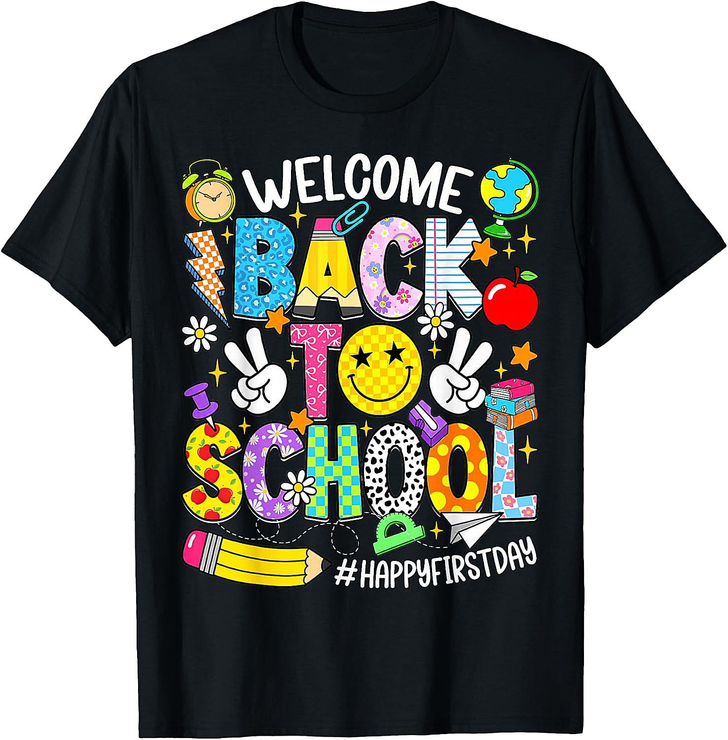 Welcome Back to School T-Shirt - Happy First Day Tee