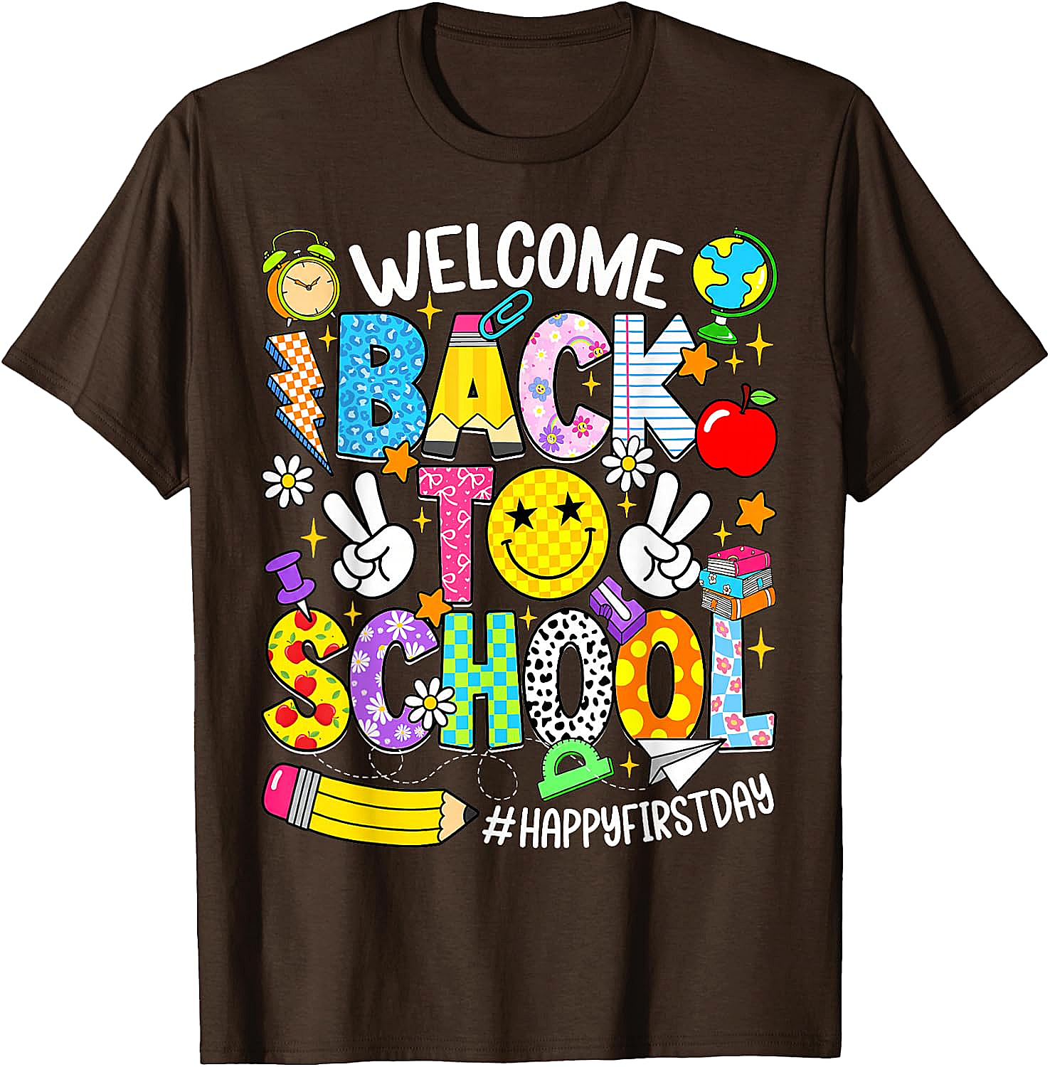 Welcome Back to School T-Shirt - Happy First Day Tee