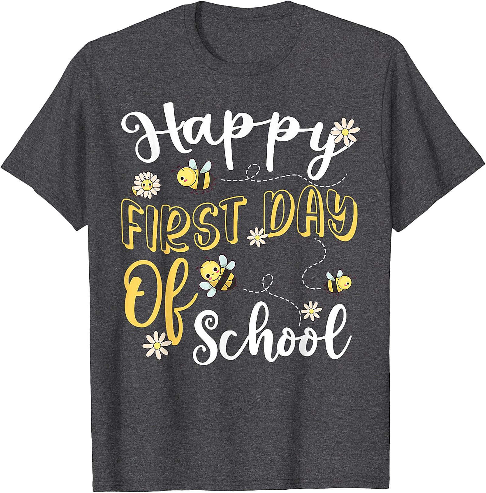 Happy First Day Of School Bumblebee Tee | Back To School Shirt