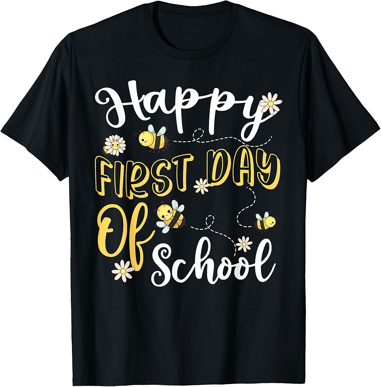 Happy First Day Of School Bumblebee Tee | Back To School Shirt