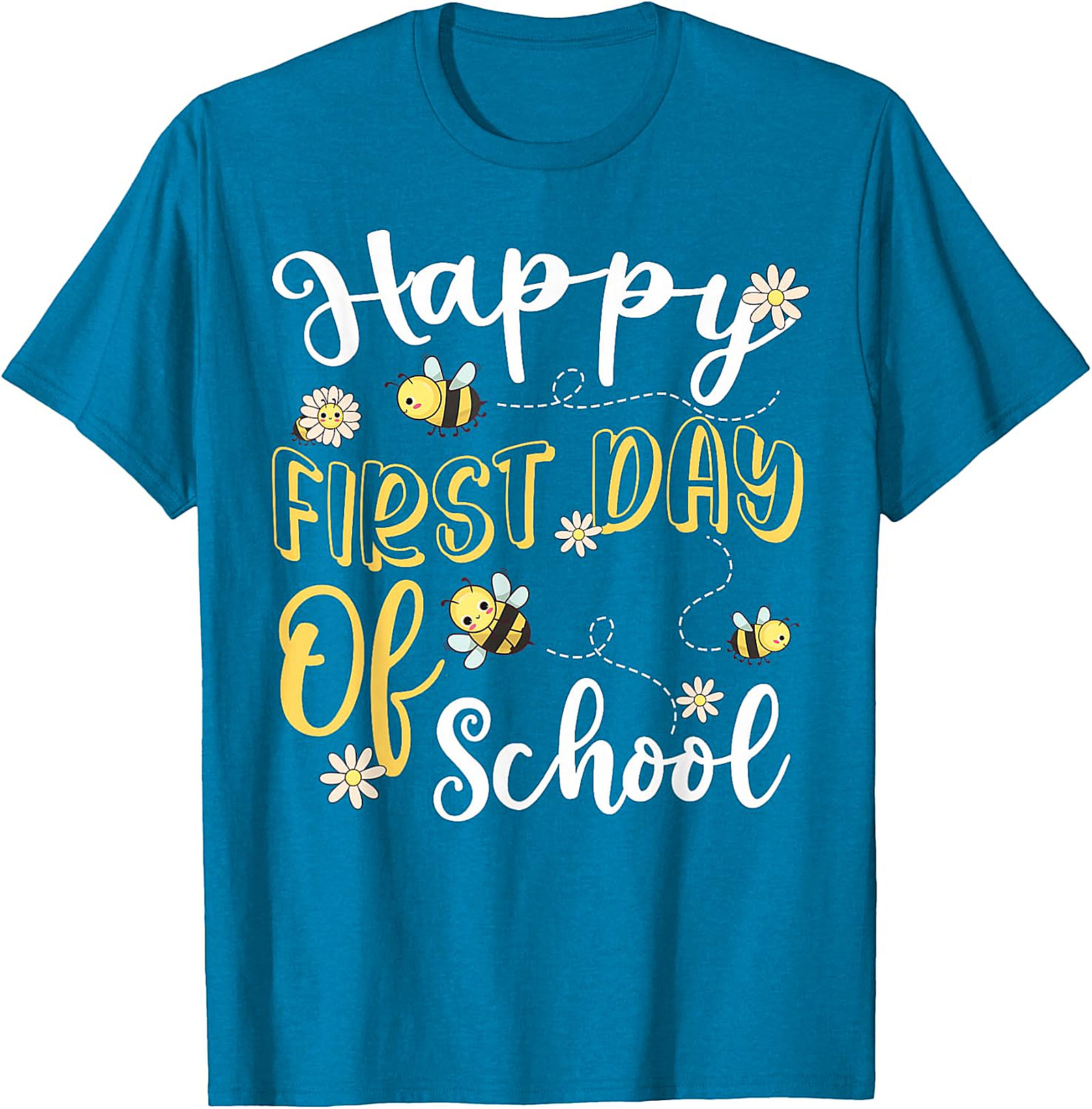 Happy First Day Of School Bumblebee Tee | Back To School Shirt
