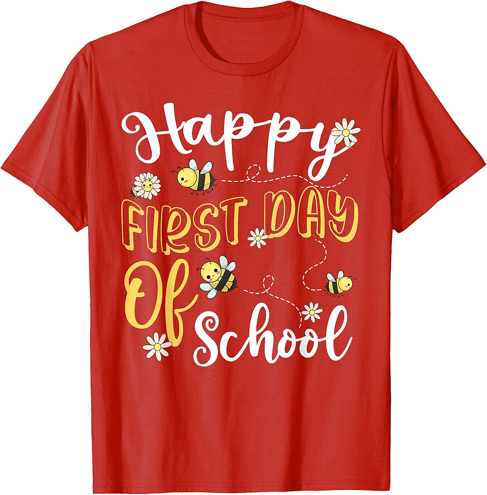 Happy First Day Of School Bumblebee Tee | Back To School Shirt