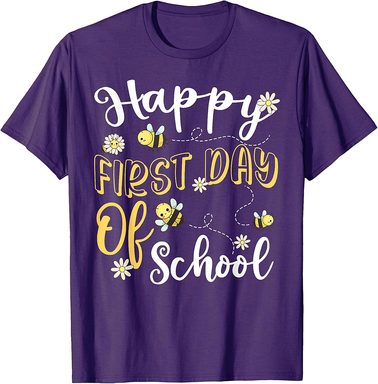 Happy First Day Of School Bumblebee Tee | Back To School Shirt