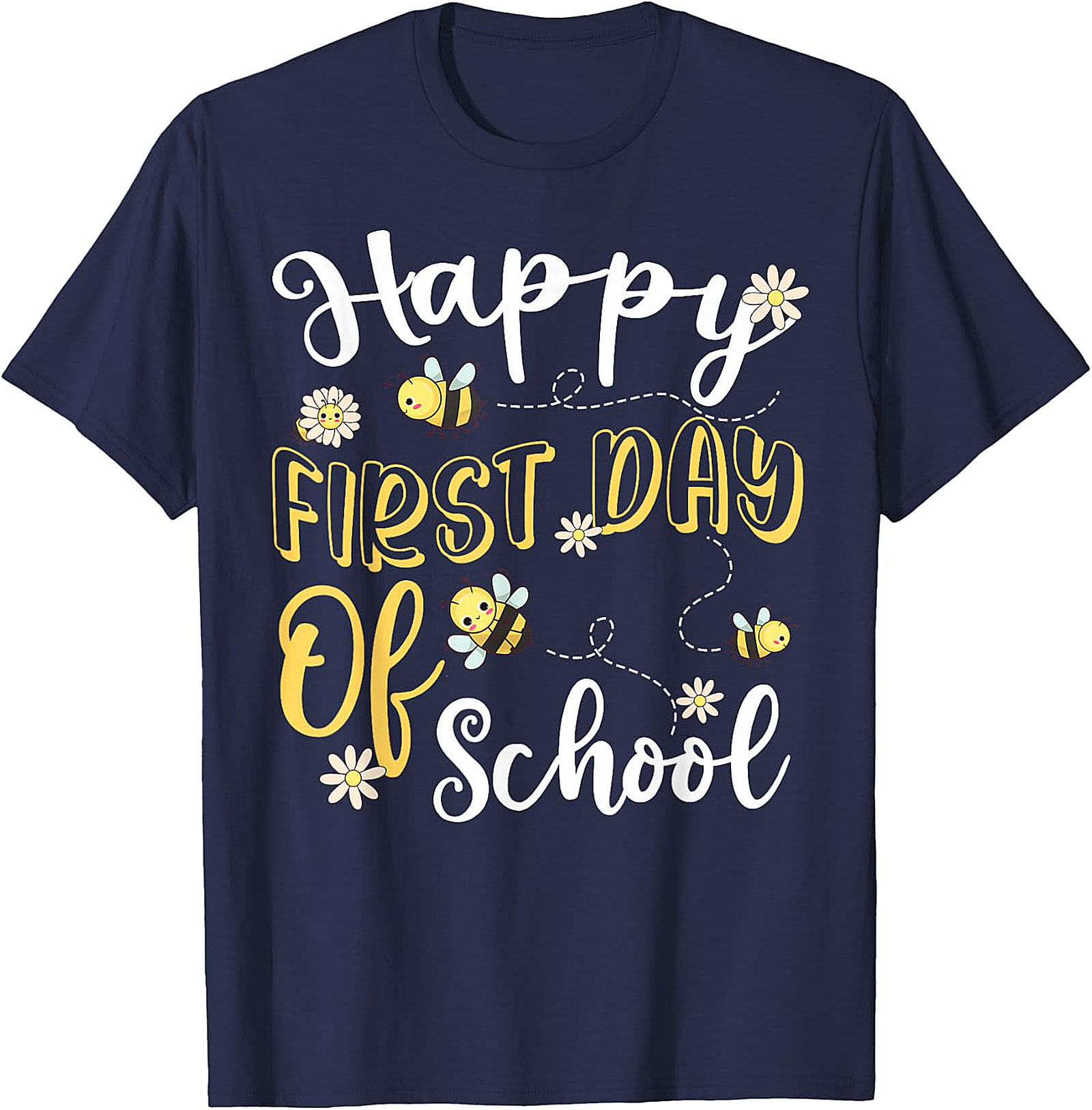 Happy First Day Of School Bumblebee Tee | Back To School Shirt