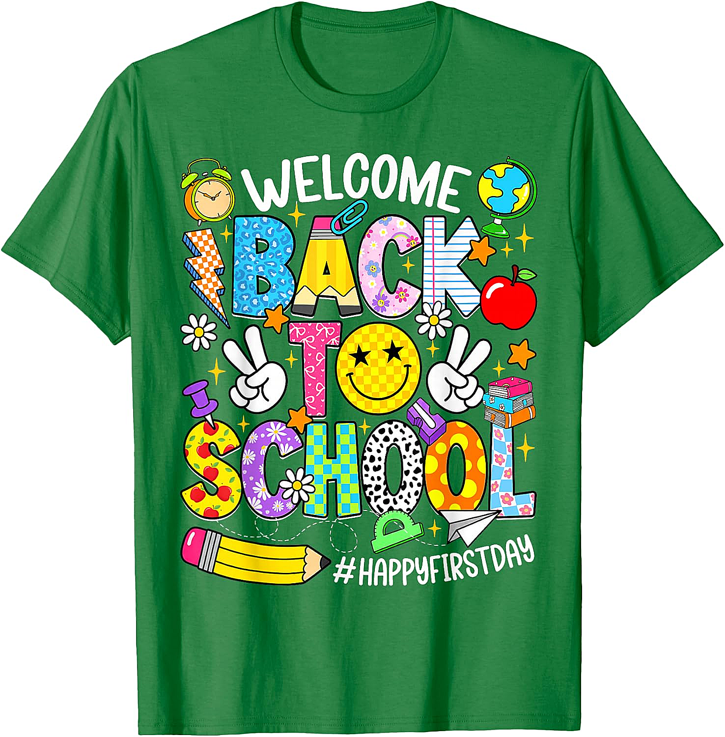 Welcome Back to School T-Shirt - Happy First Day Tee