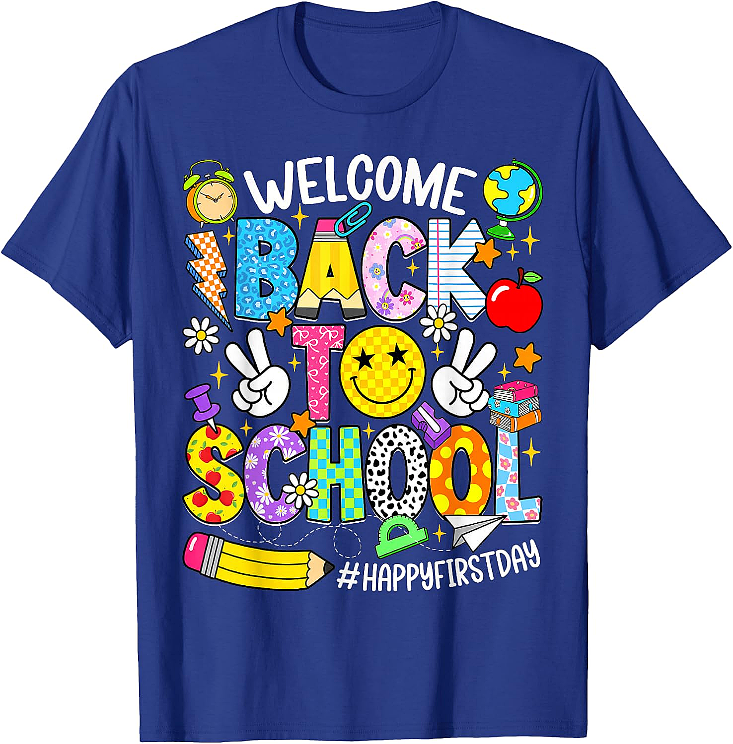 Welcome Back to School T-Shirt - Happy First Day Tee