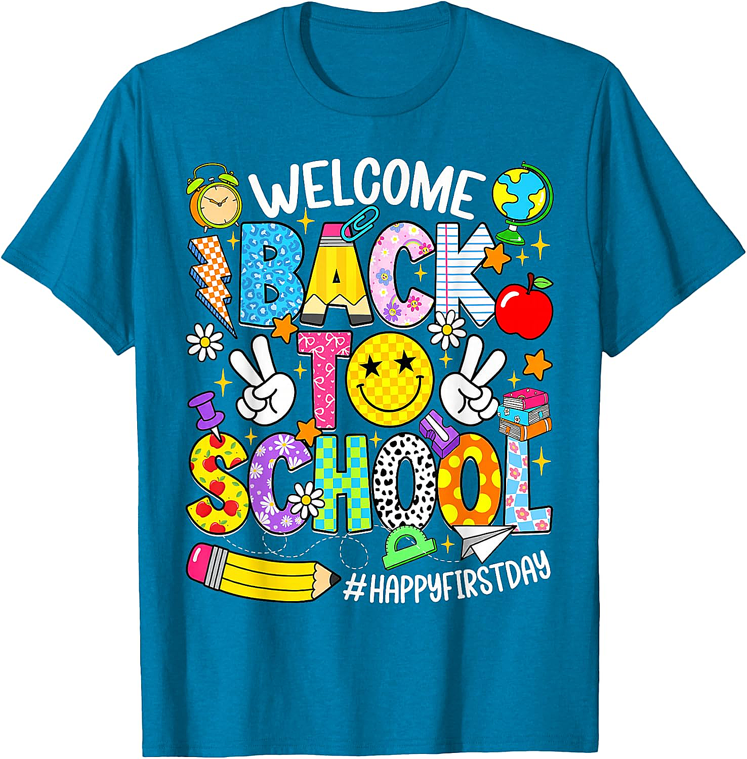 Welcome Back to School T-Shirt - Happy First Day Tee
