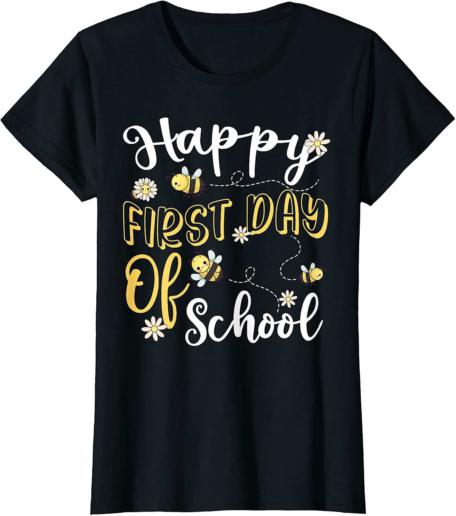 Happy First Day Of School Bumblebee Tee | Back To School Shirt