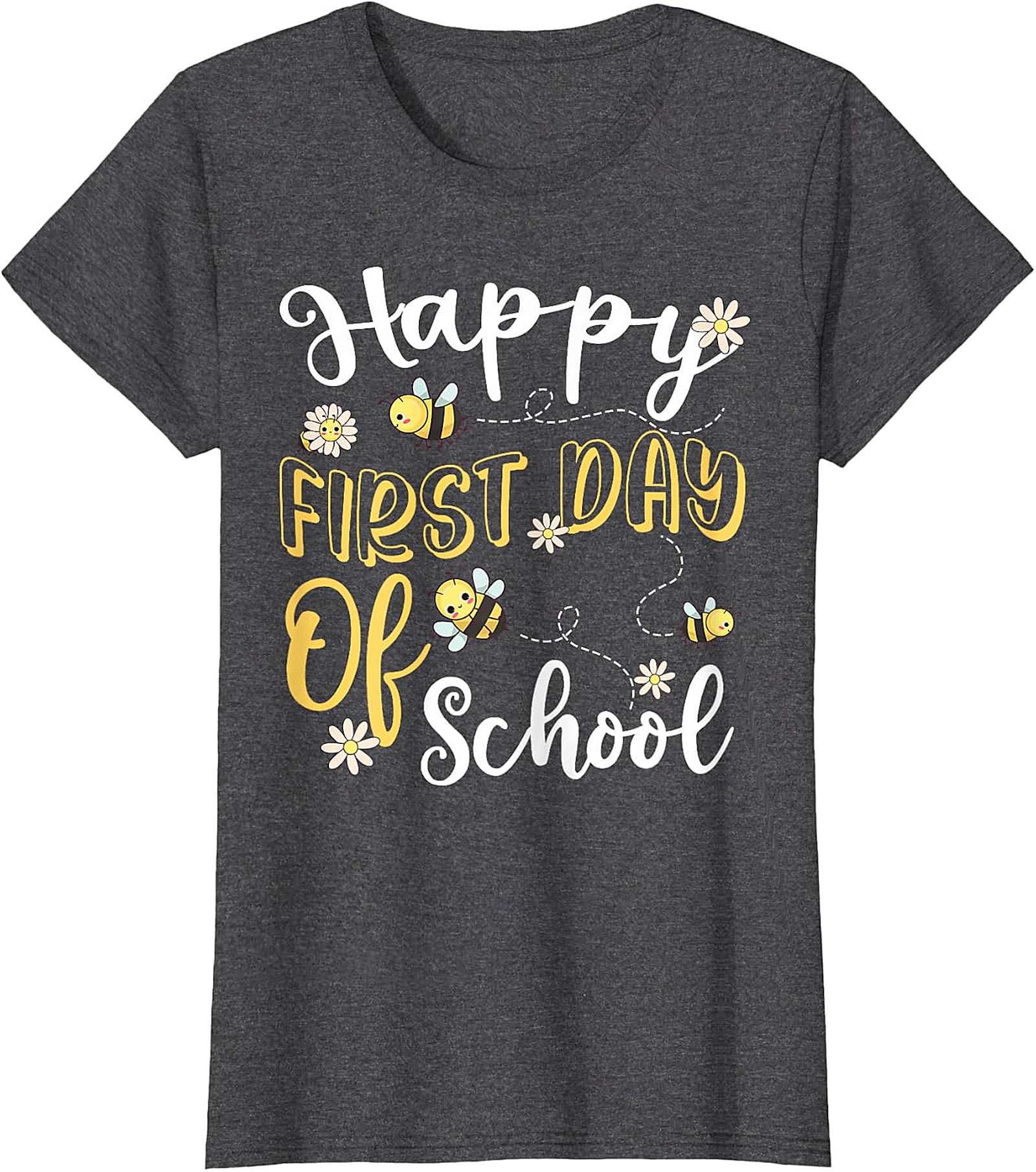 Happy First Day Of School Bumblebee Tee | Back To School Shirt