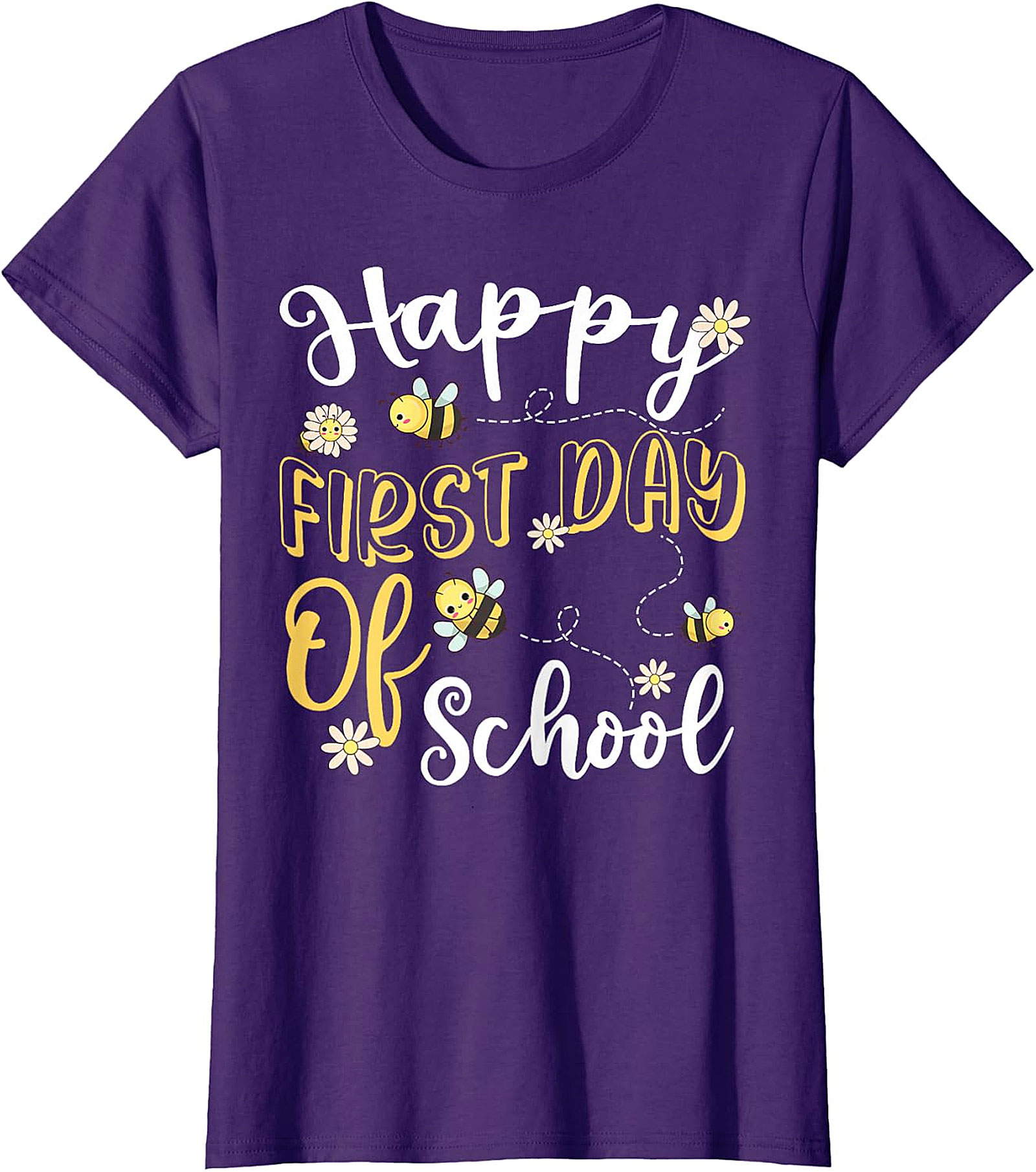 Happy First Day Of School Bumblebee Tee | Back To School Shirt
