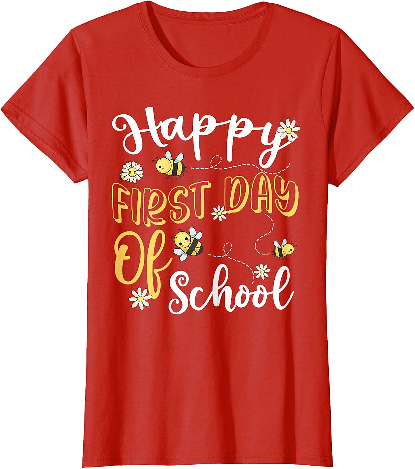 Happy First Day Of School Bumblebee Tee | Back To School Shirt
