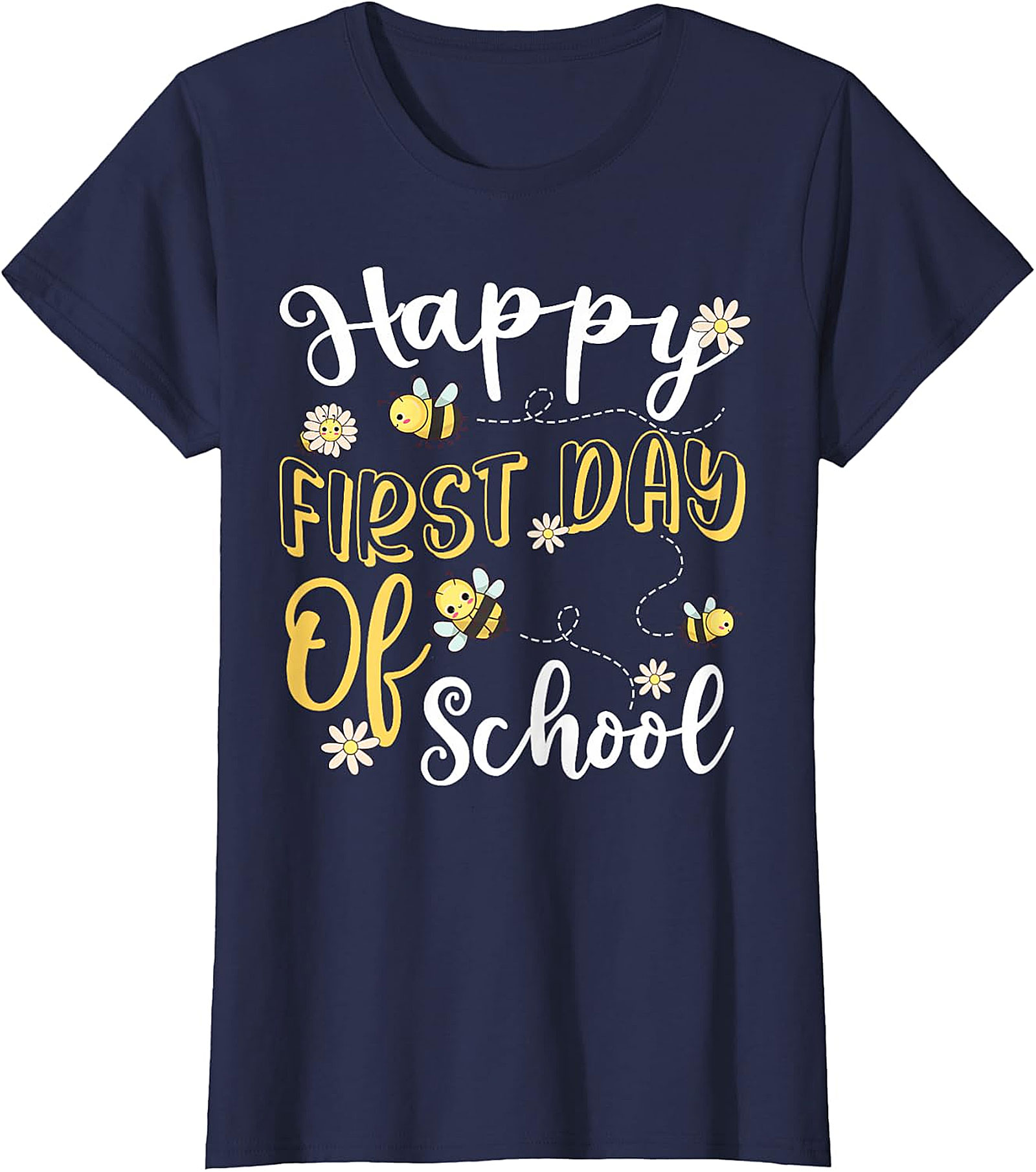 Happy First Day Of School Bumblebee Tee | Back To School Shirt