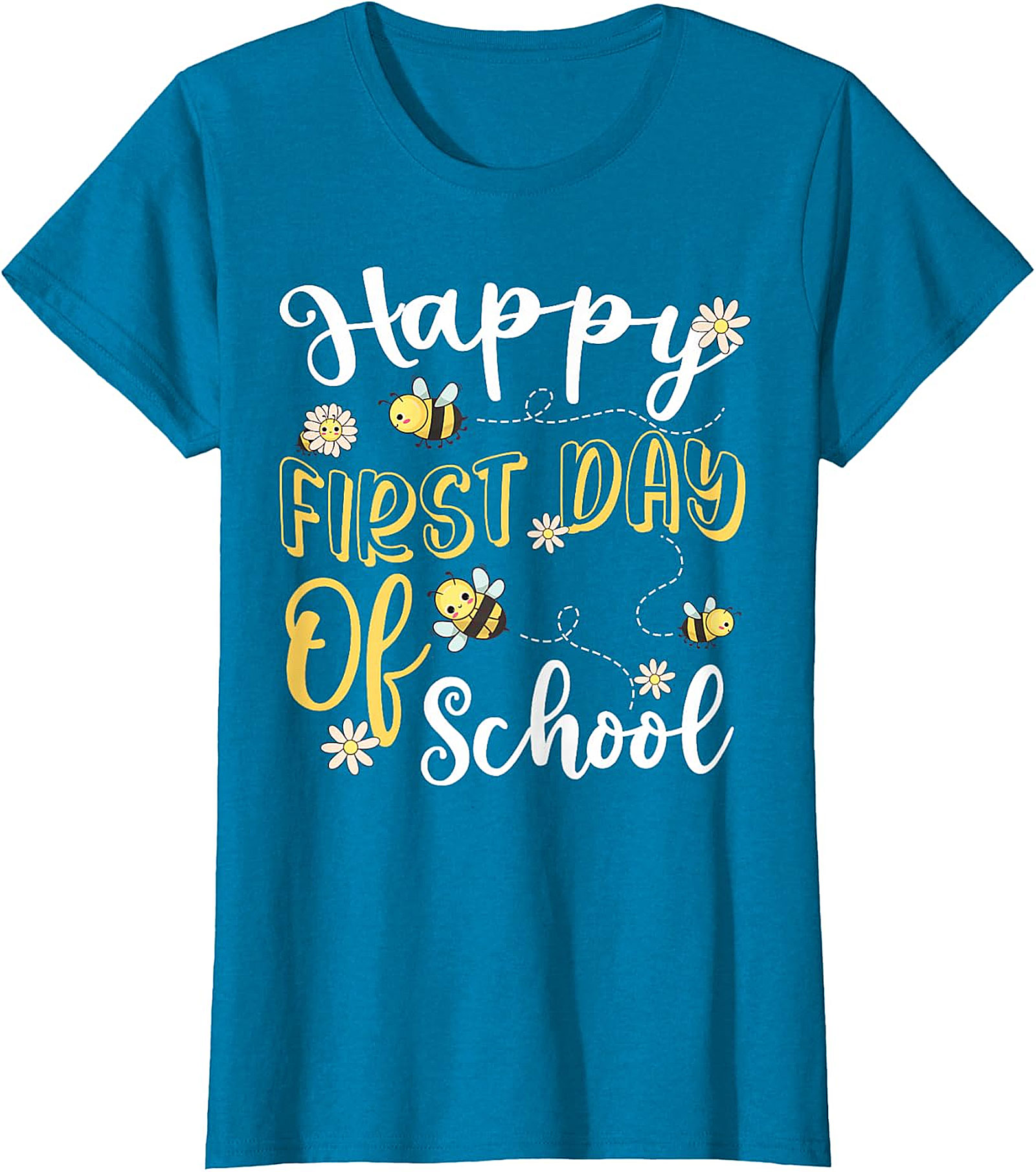 Happy First Day Of School Bumblebee Tee | Back To School Shirt