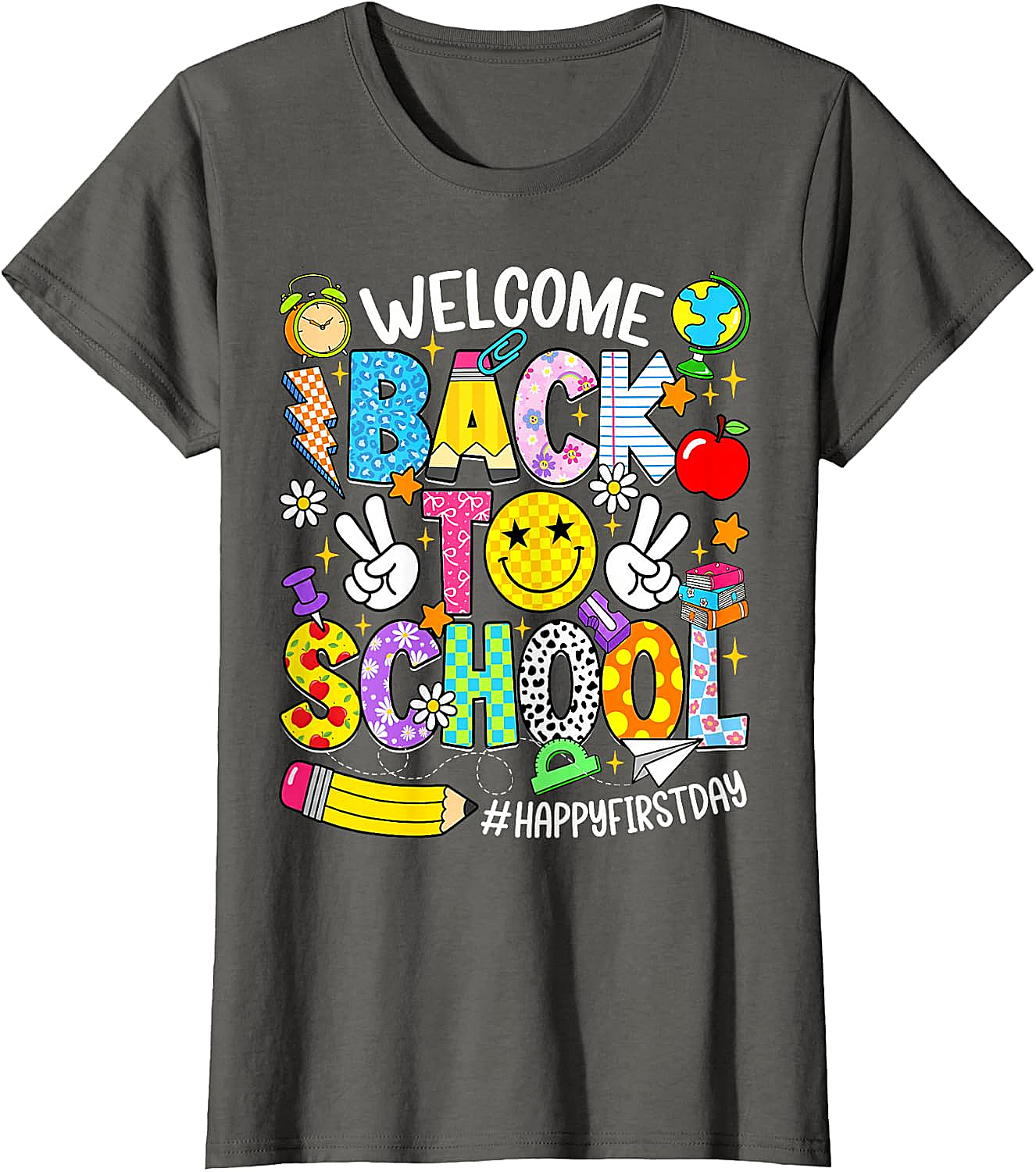 Welcome Back to School T-Shirt - Happy First Day Tee