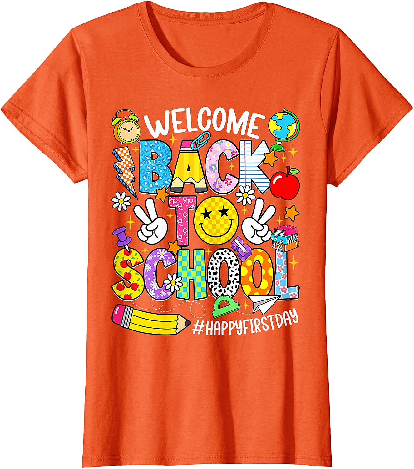 Welcome Back to School T-Shirt - Happy First Day Tee