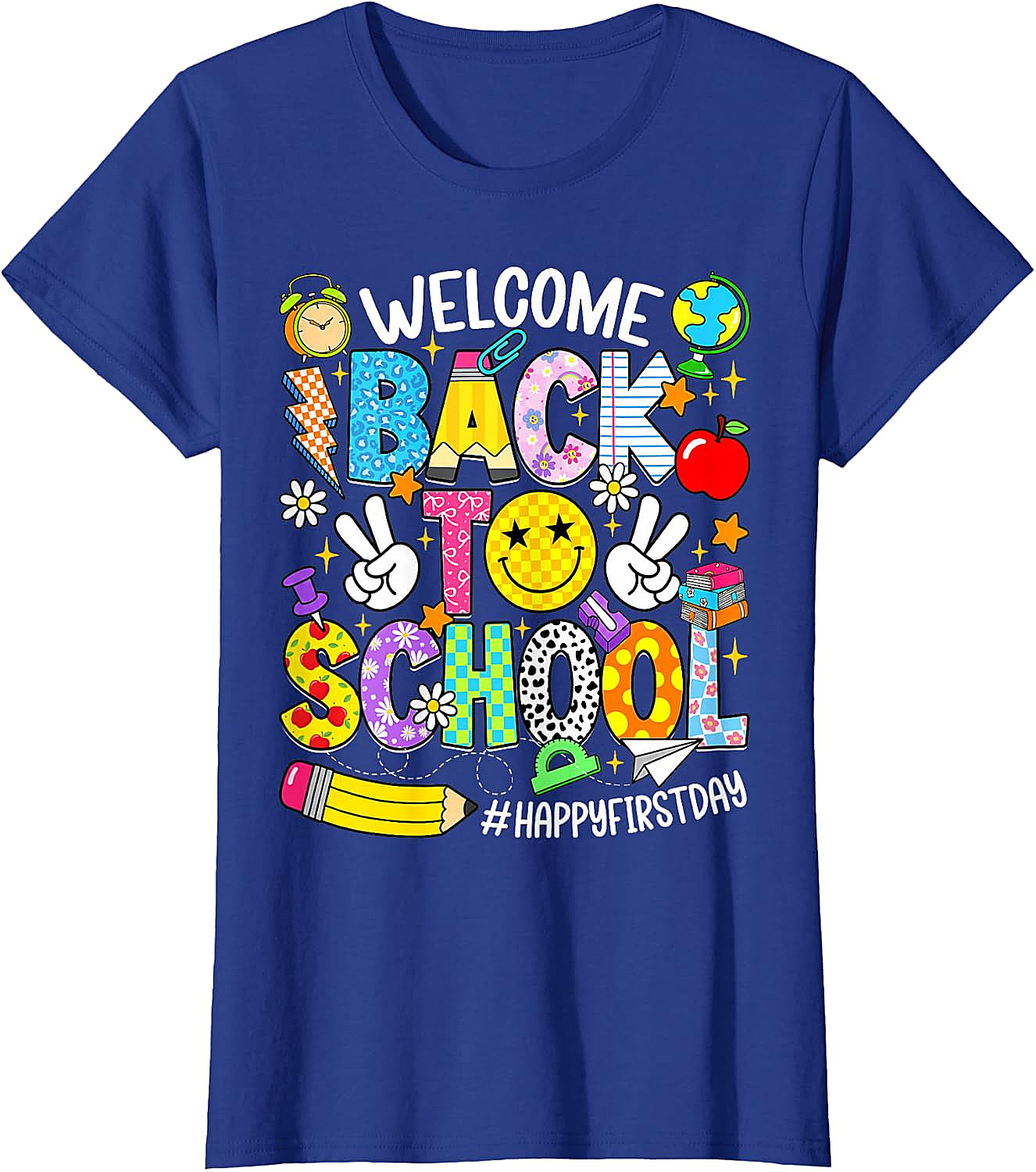 Welcome Back to School T-Shirt - Happy First Day Tee