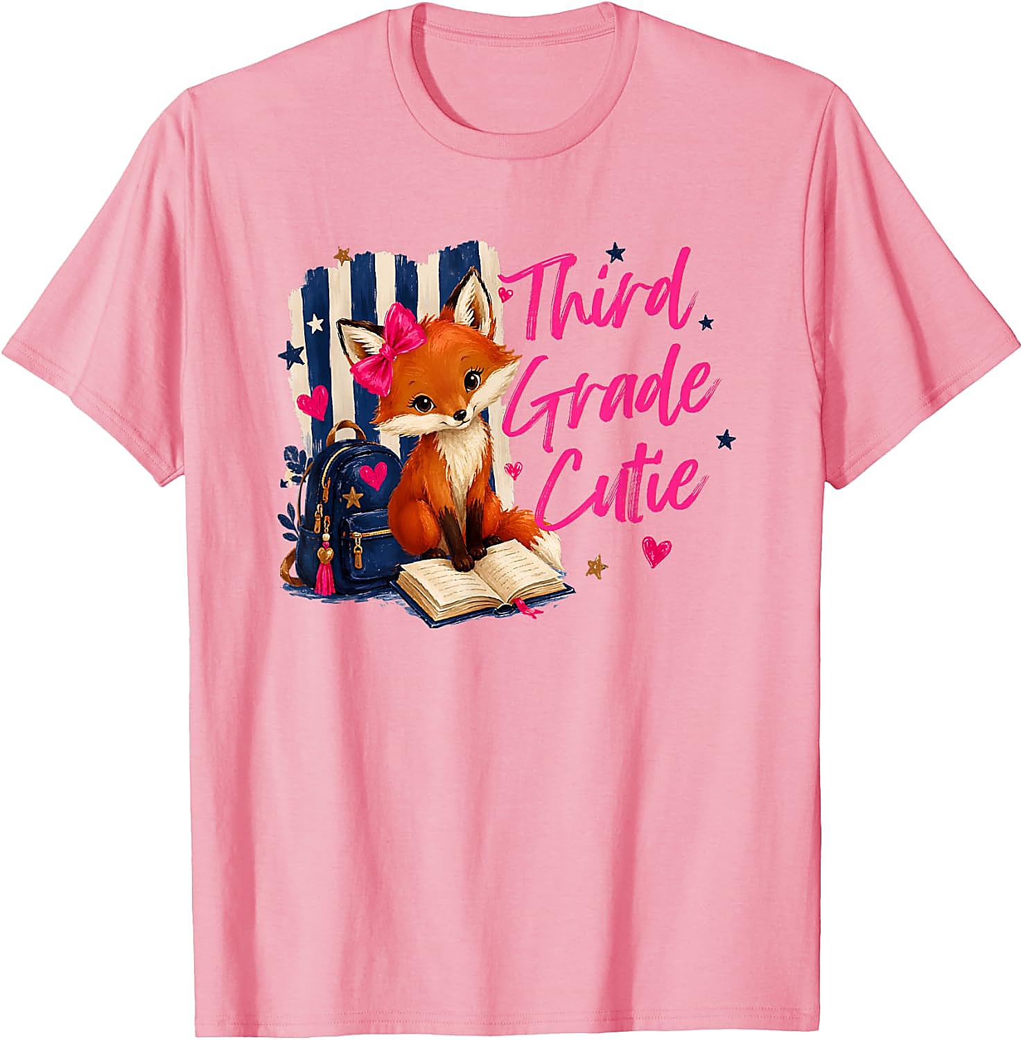 Third Grade Cutie Fox T-Shirt | First Day of School Tee