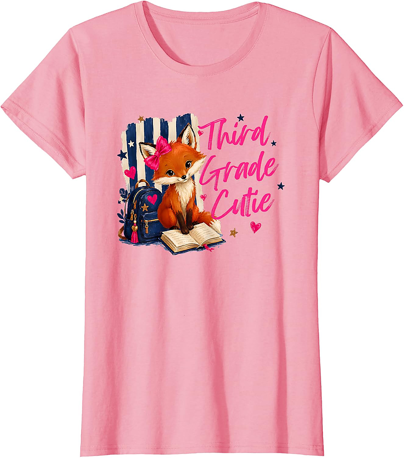 Third Grade Cutie Fox T-Shirt | First Day of School Tee