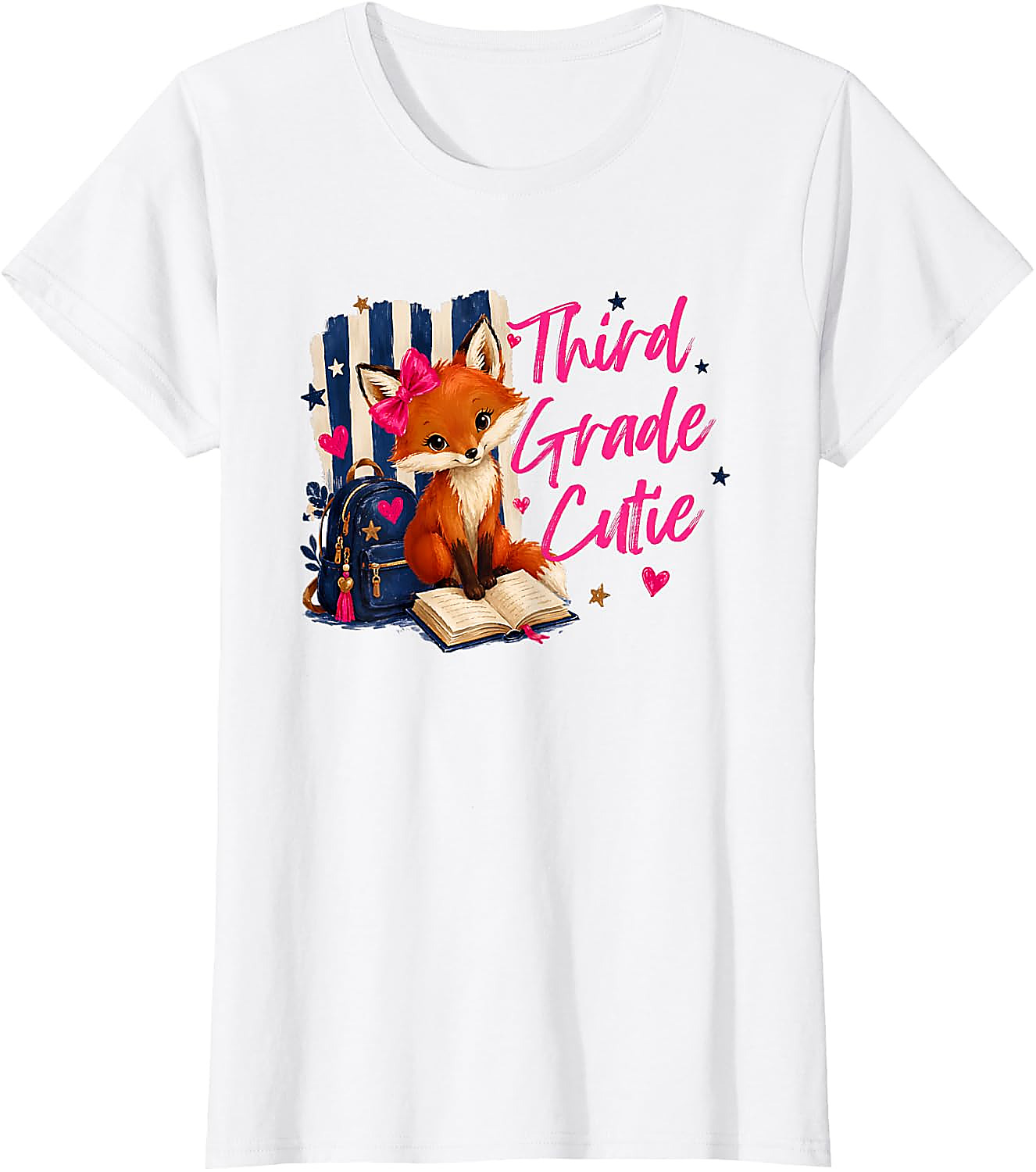 Third Grade Cutie Fox T-Shirt | First Day of School Tee