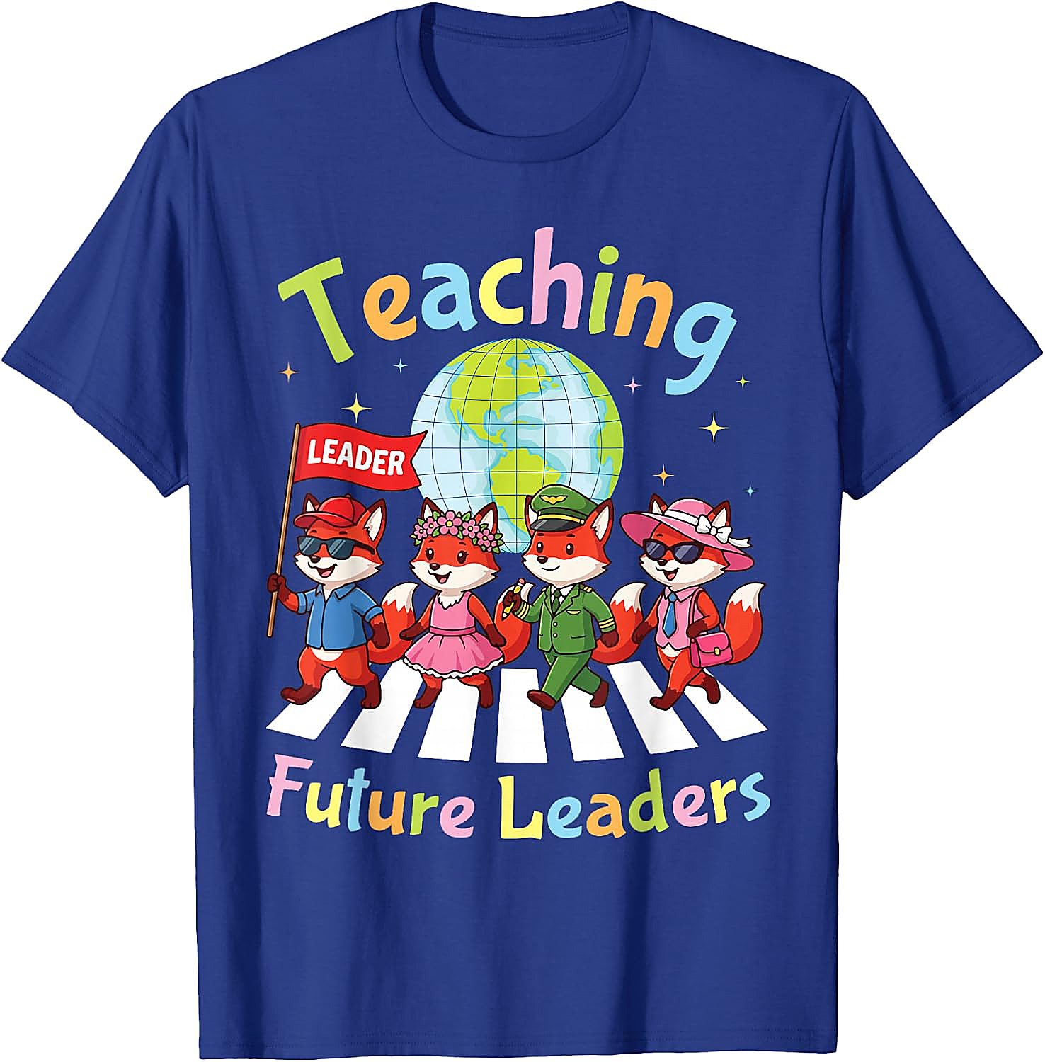 Teaching Future Leaders Fox Teacher T-Shirt | Back to School