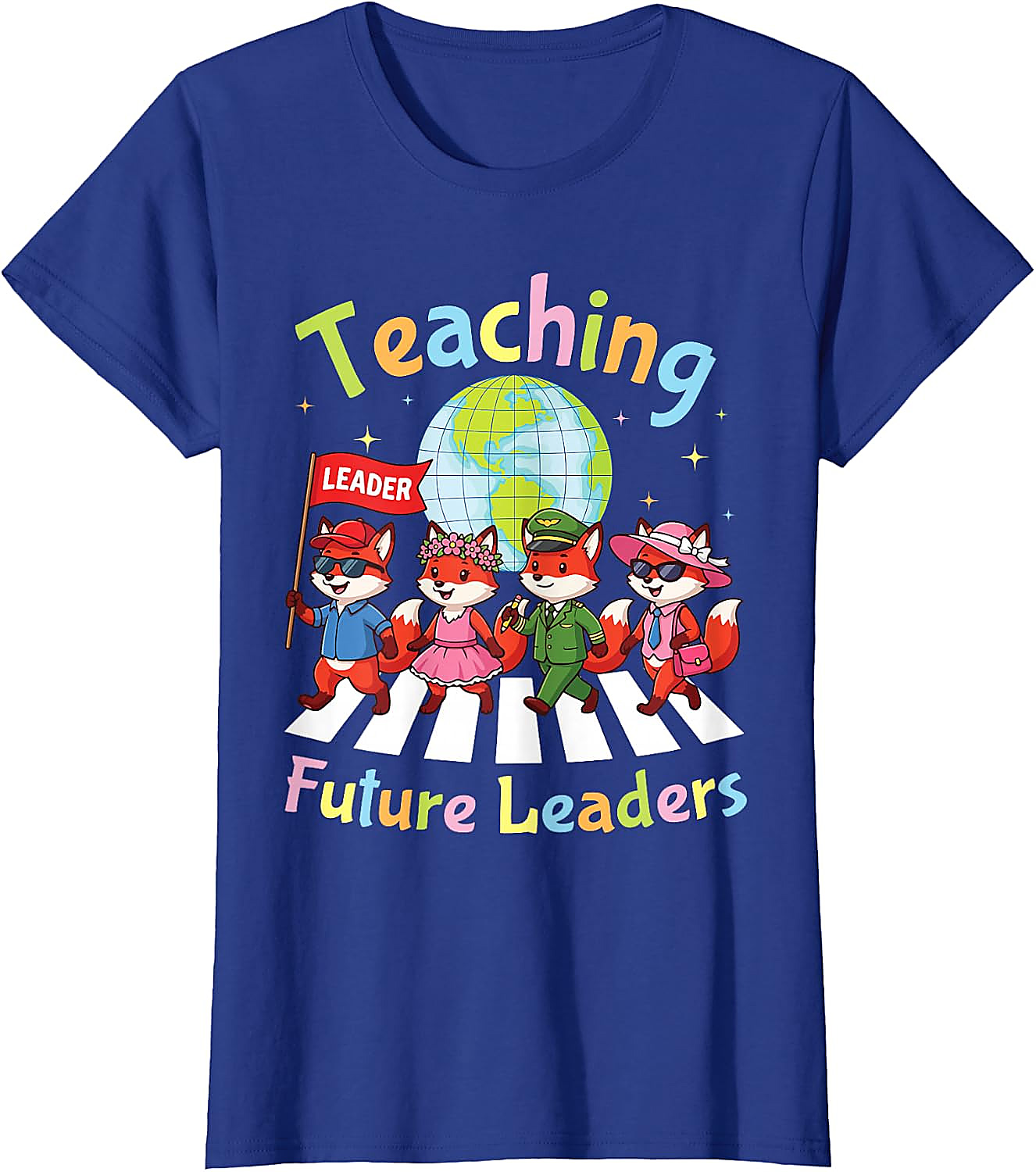 Teaching Future Leaders Fox Teacher T-Shirt | Back to School