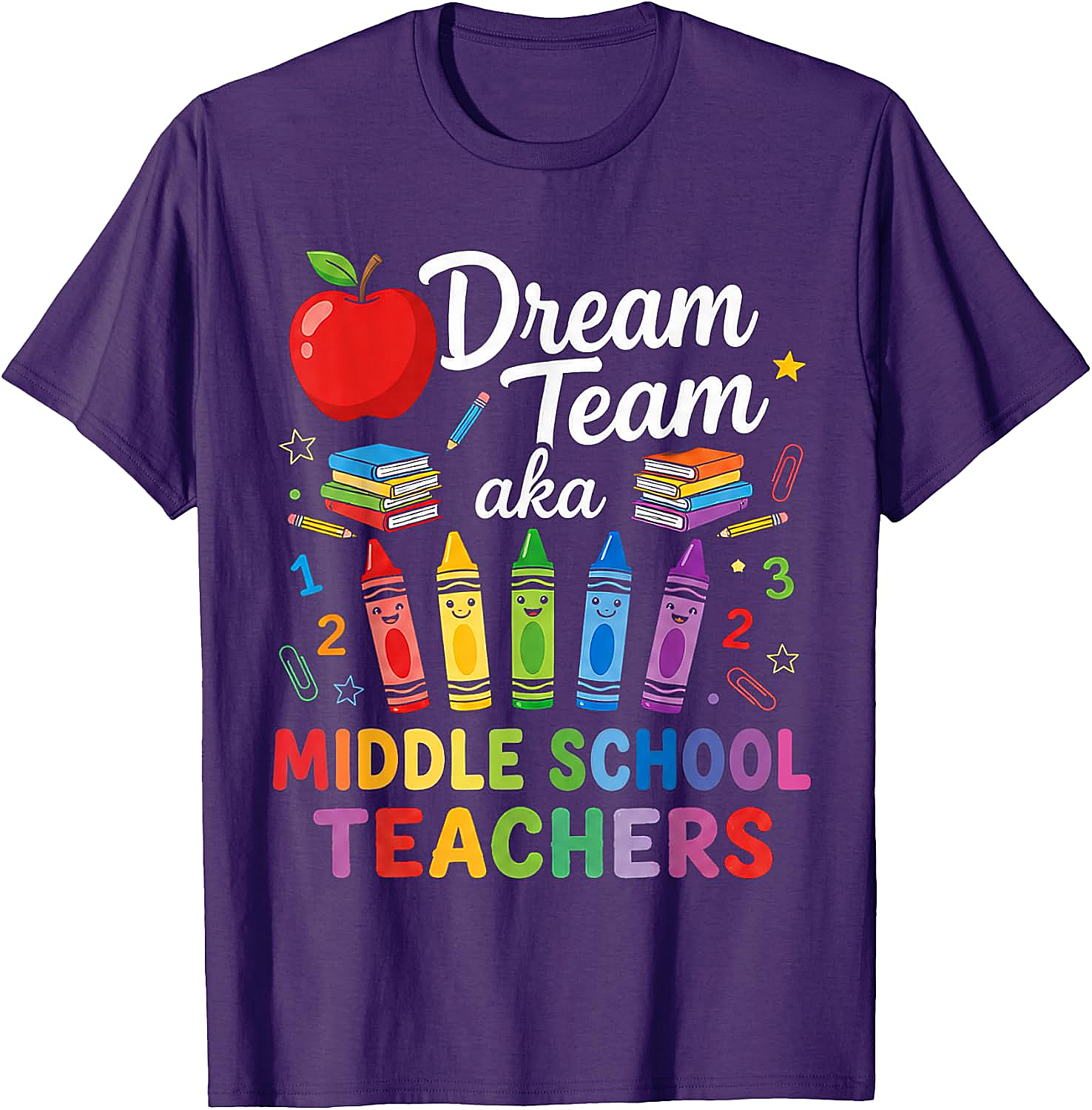Middle School Teachers Dream Team T-Shirt Back to School Gift