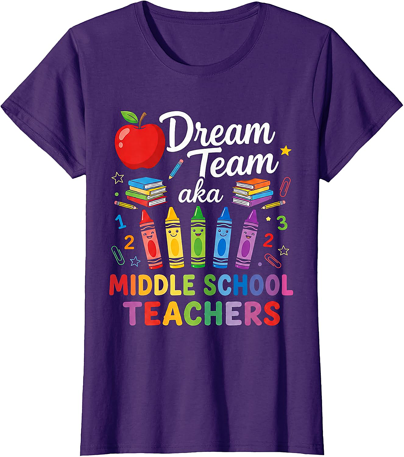 Middle School Teachers Dream Team T-Shirt Back to School Gift