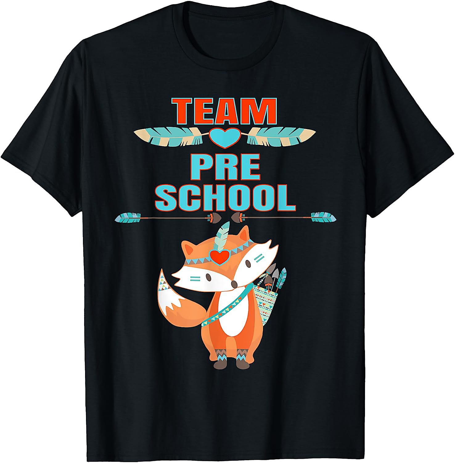 Team Pre-School Fox T-Shirt | Back to School Teacher Tee