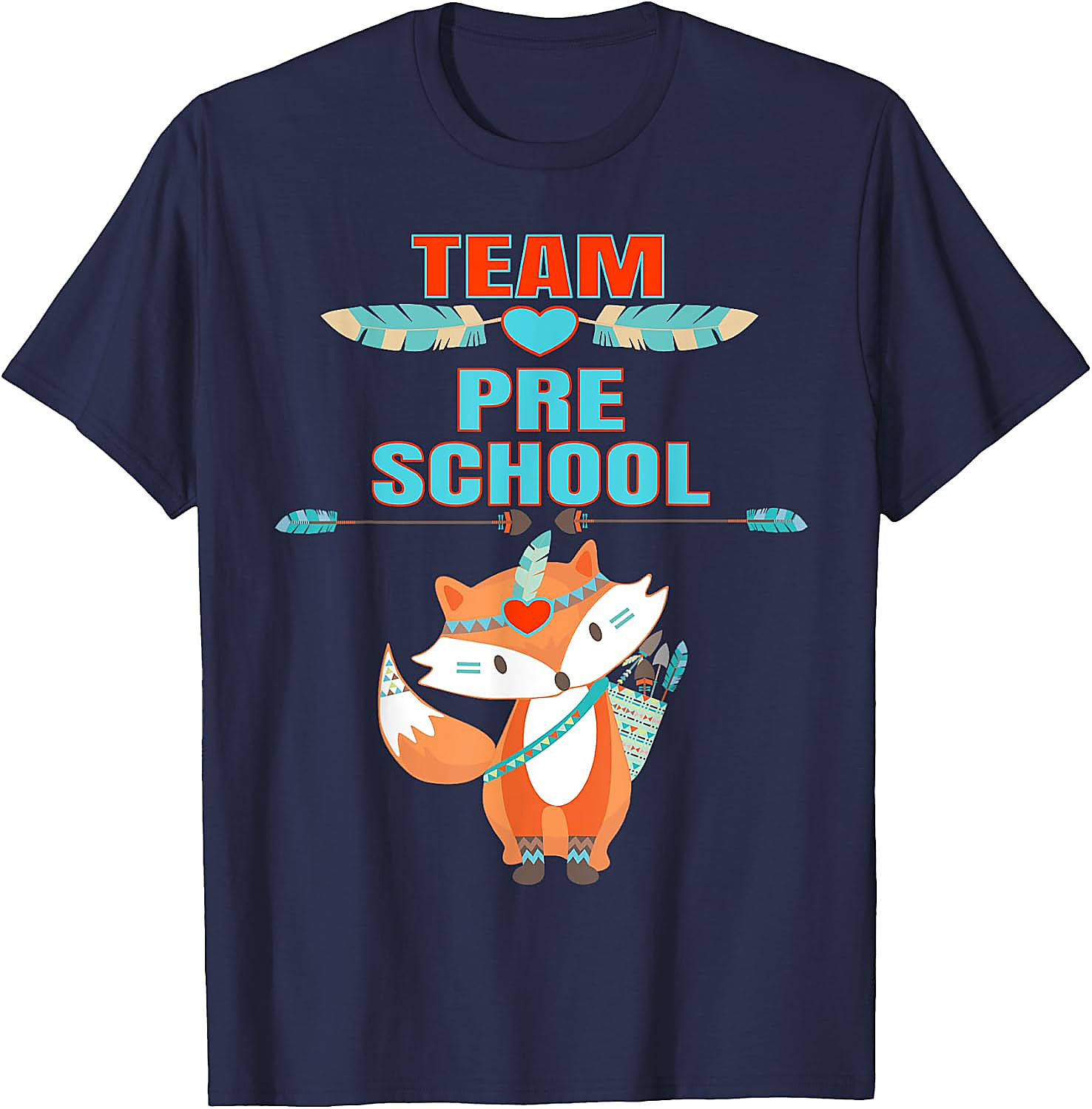 Team Pre-School Fox T-Shirt | Back to School Teacher Tee