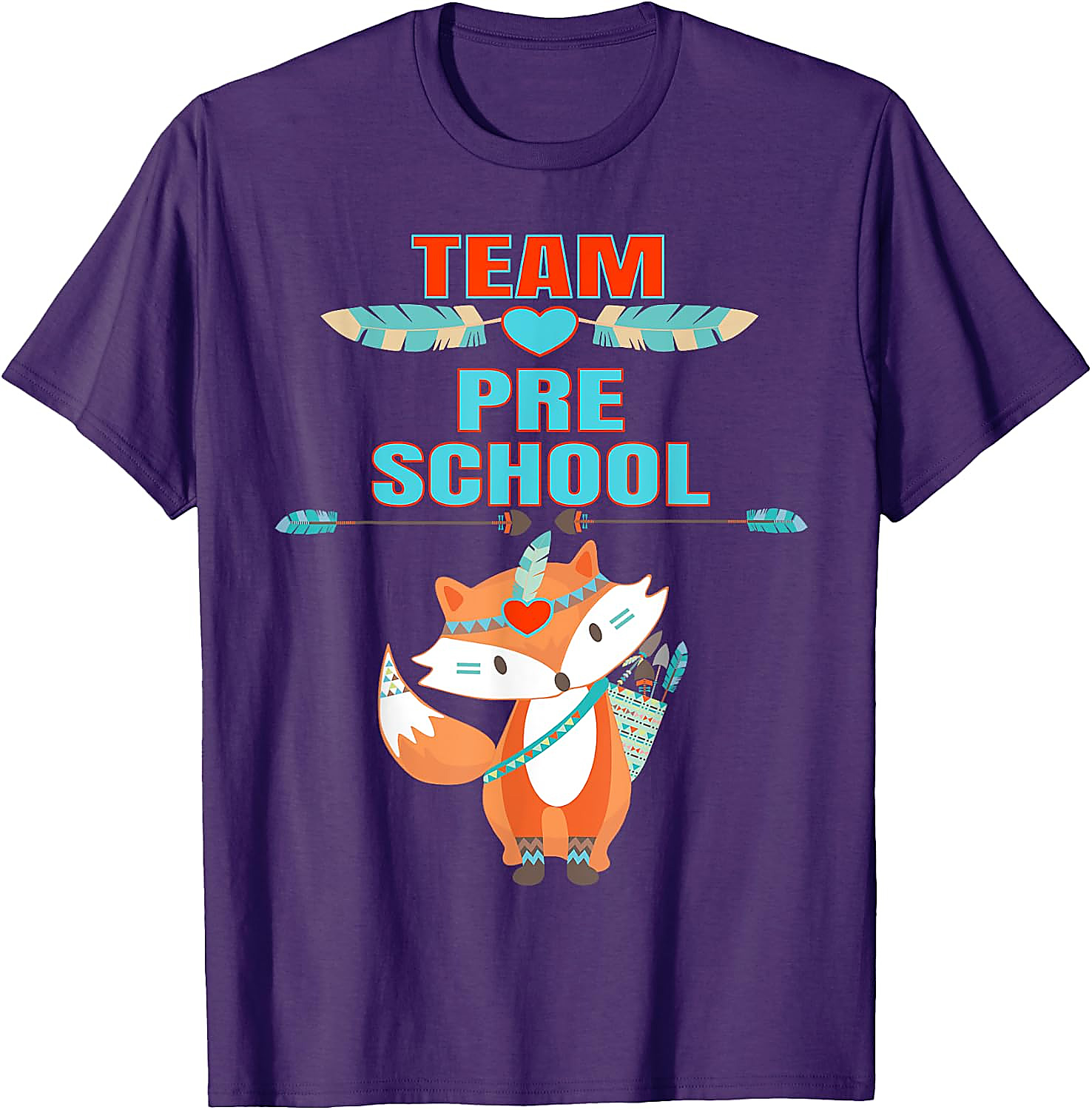 Team Pre-School Fox T-Shirt | Back to School Teacher Tee