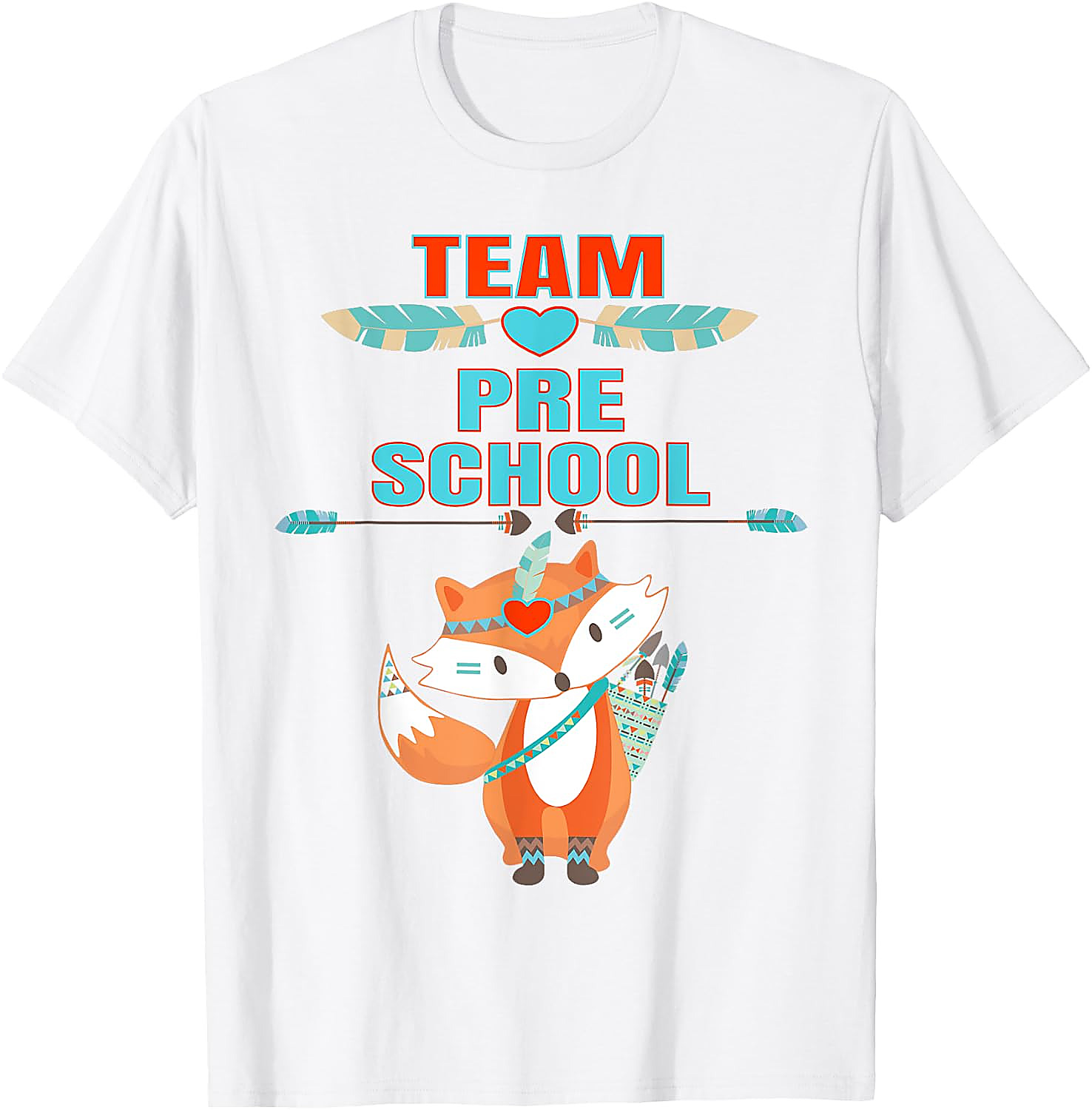 Team Pre-School Fox T-Shirt | Back to School Teacher Tee