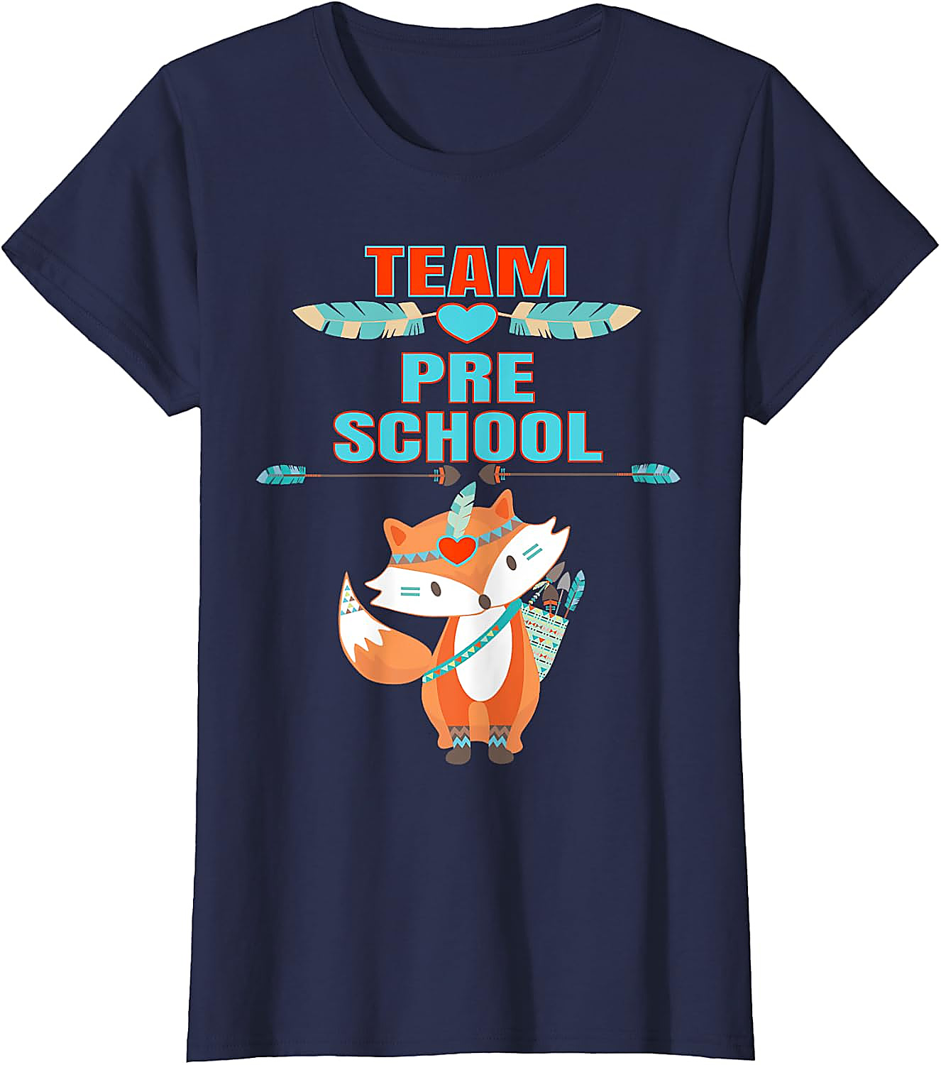 Team Pre-School Fox T-Shirt | Back to School Teacher Tee