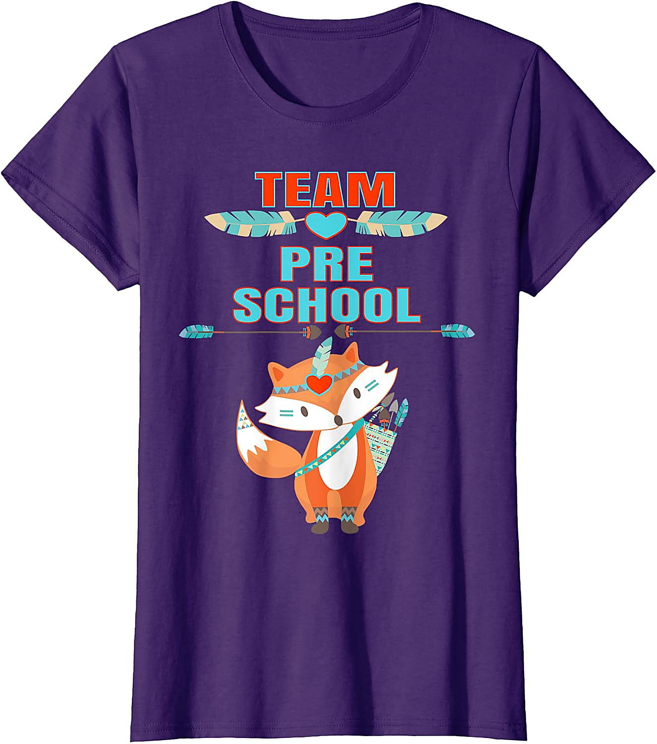 Team Pre-School Fox T-Shirt | Back to School Teacher Tee
