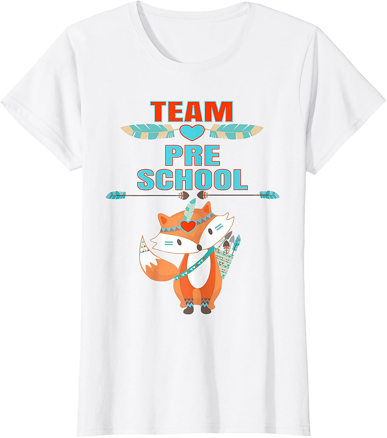 Team Pre-School Fox T-Shirt | Back to School Teacher Tee