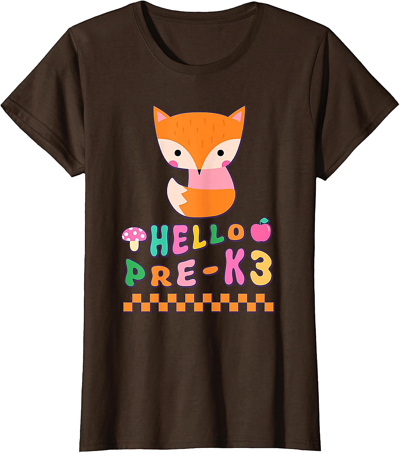 Cute Fox Hello Pre-K3 T-Shirt | Back To School Tee
