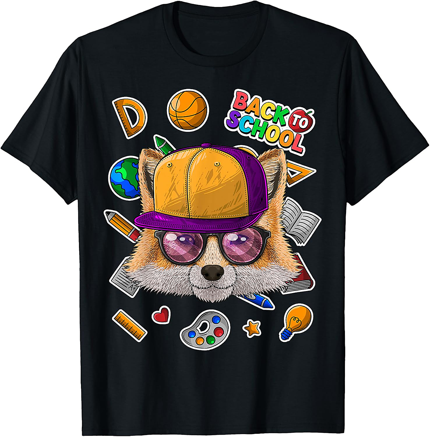 Fox Back To School T-Shirt | First Day of School Tee