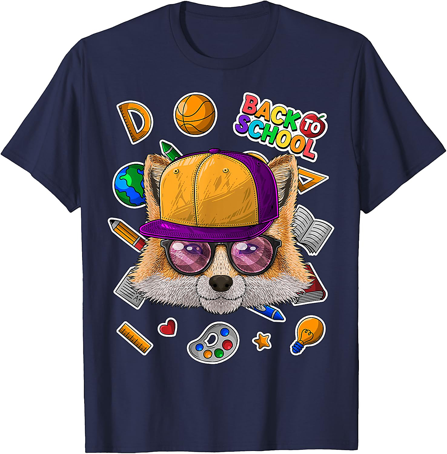 Fox Back To School T-Shirt | First Day of School Tee