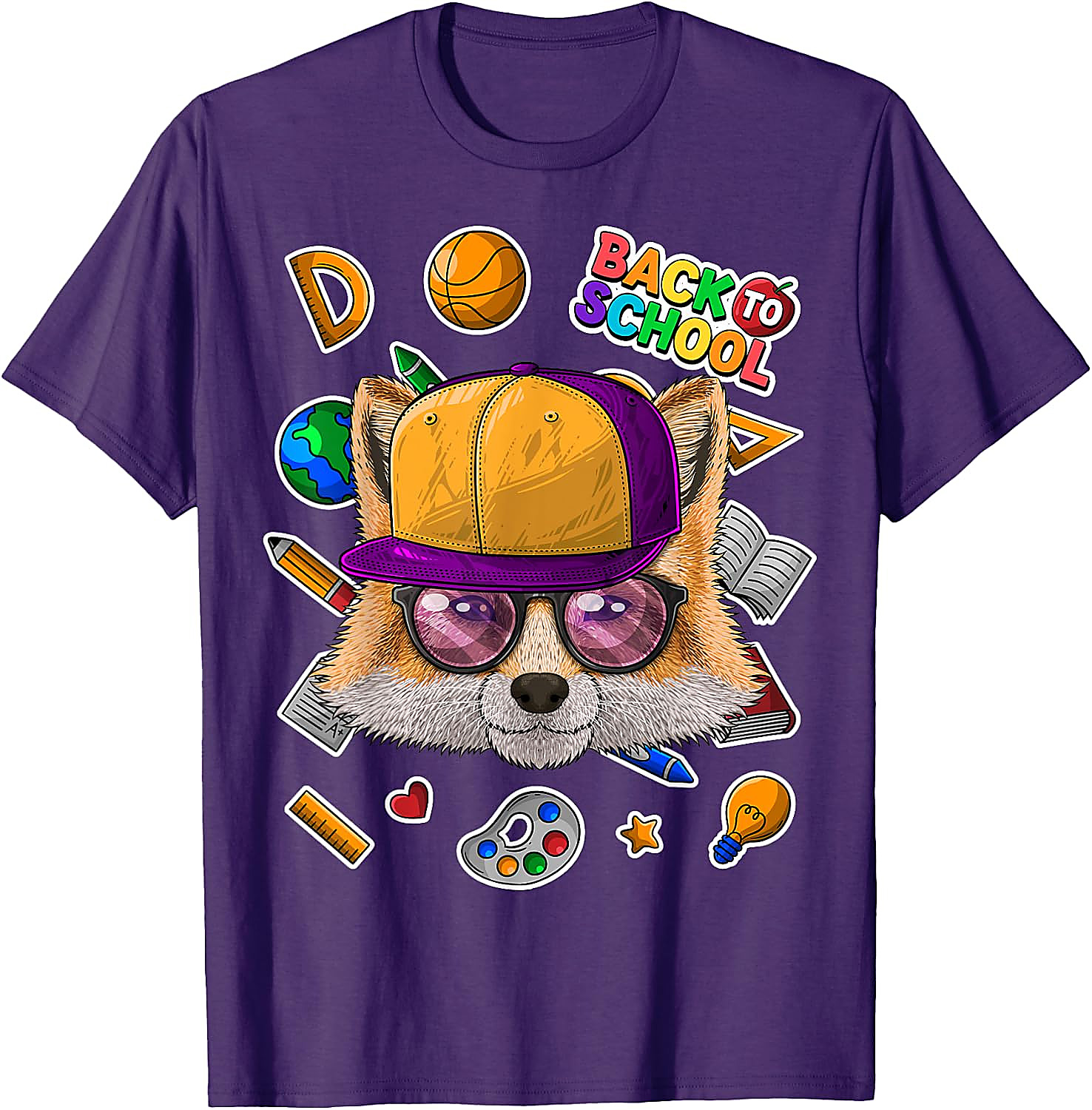 Fox Back To School T-Shirt | First Day of School Tee