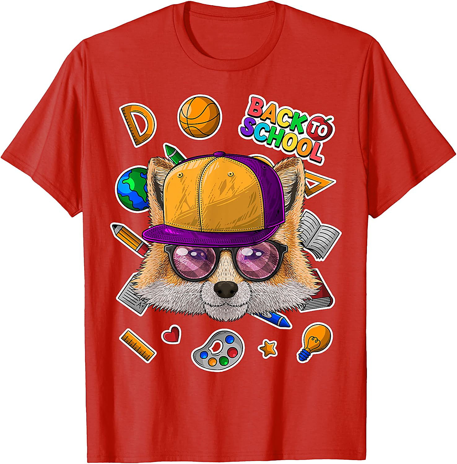 Fox Back To School T-Shirt | First Day of School Tee