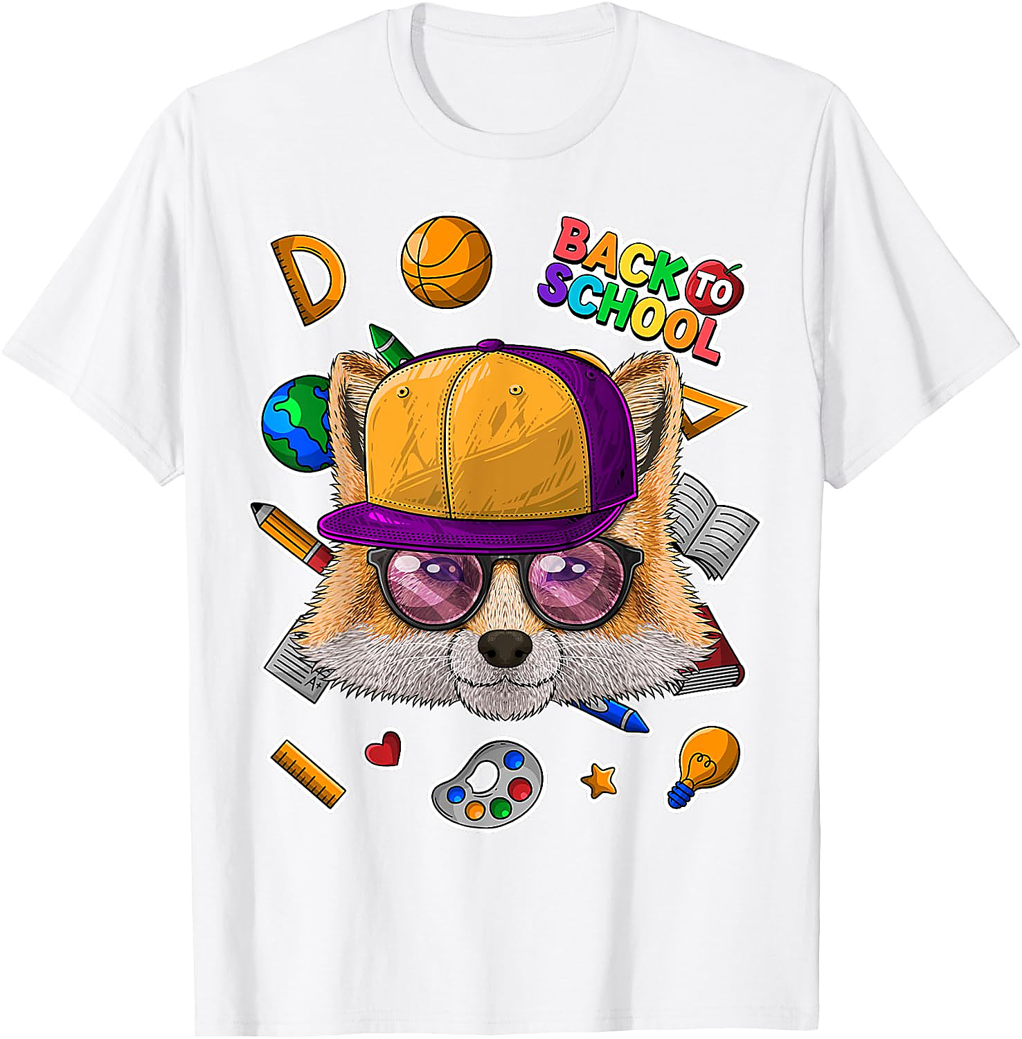 Fox Back To School T-Shirt | First Day of School Tee