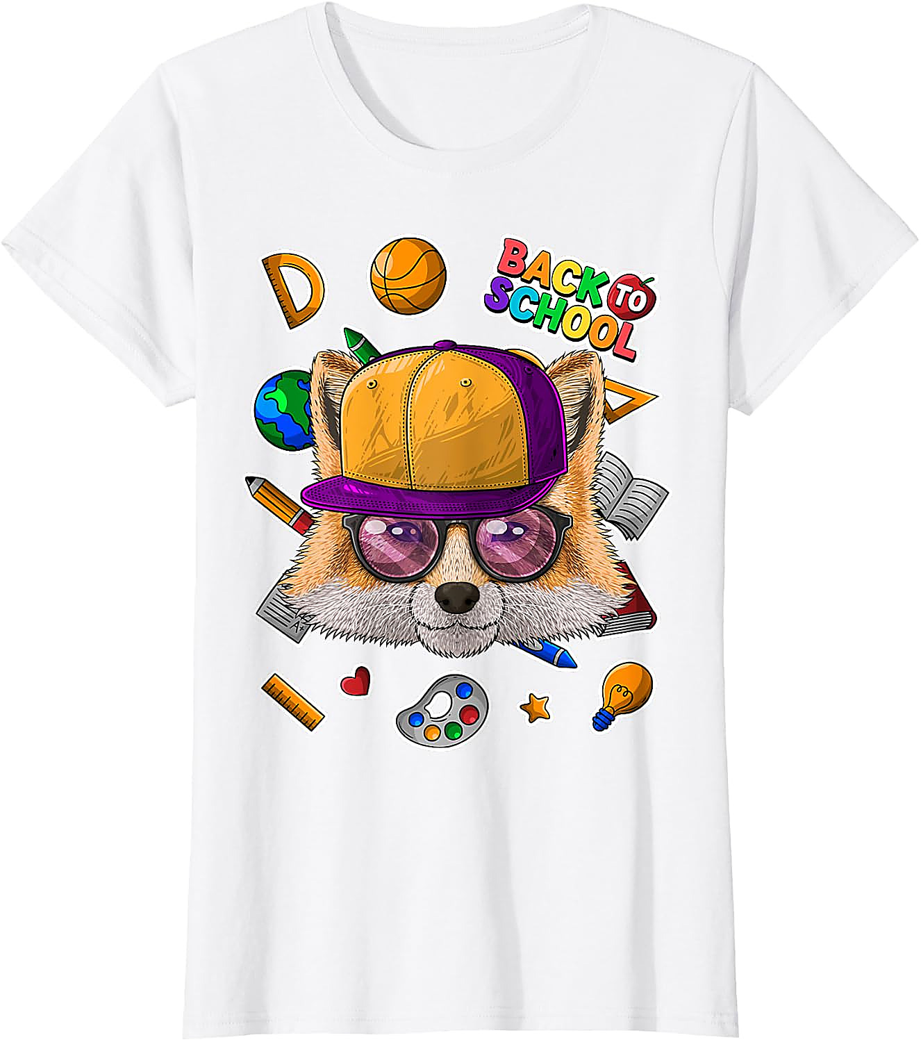 Fox Back To School T-Shirt | First Day of School Tee