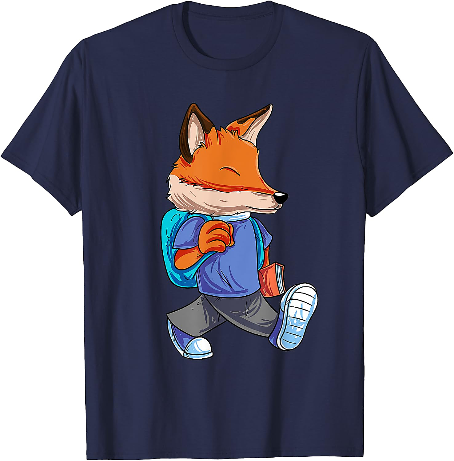 Fox Back to School T-Shirt | Cute First Day Graphic Tee