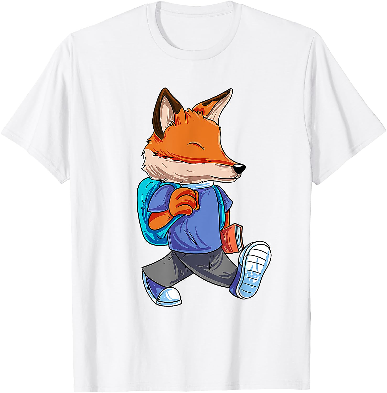 Fox Back to School T-Shirt | Cute First Day Graphic Tee