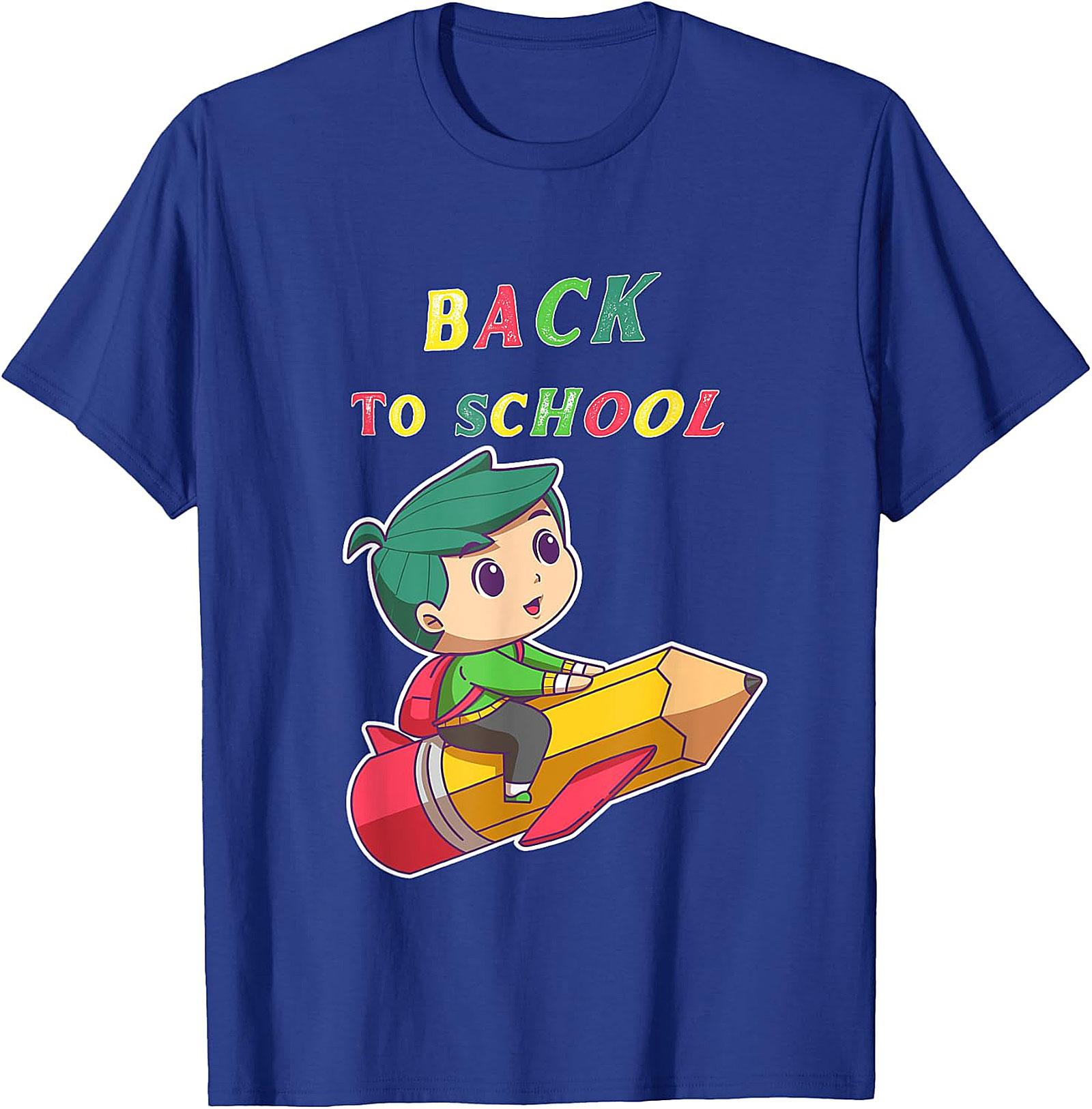 Kids' Back to School T-Shirt - Pencil Rocket Graphic Tee