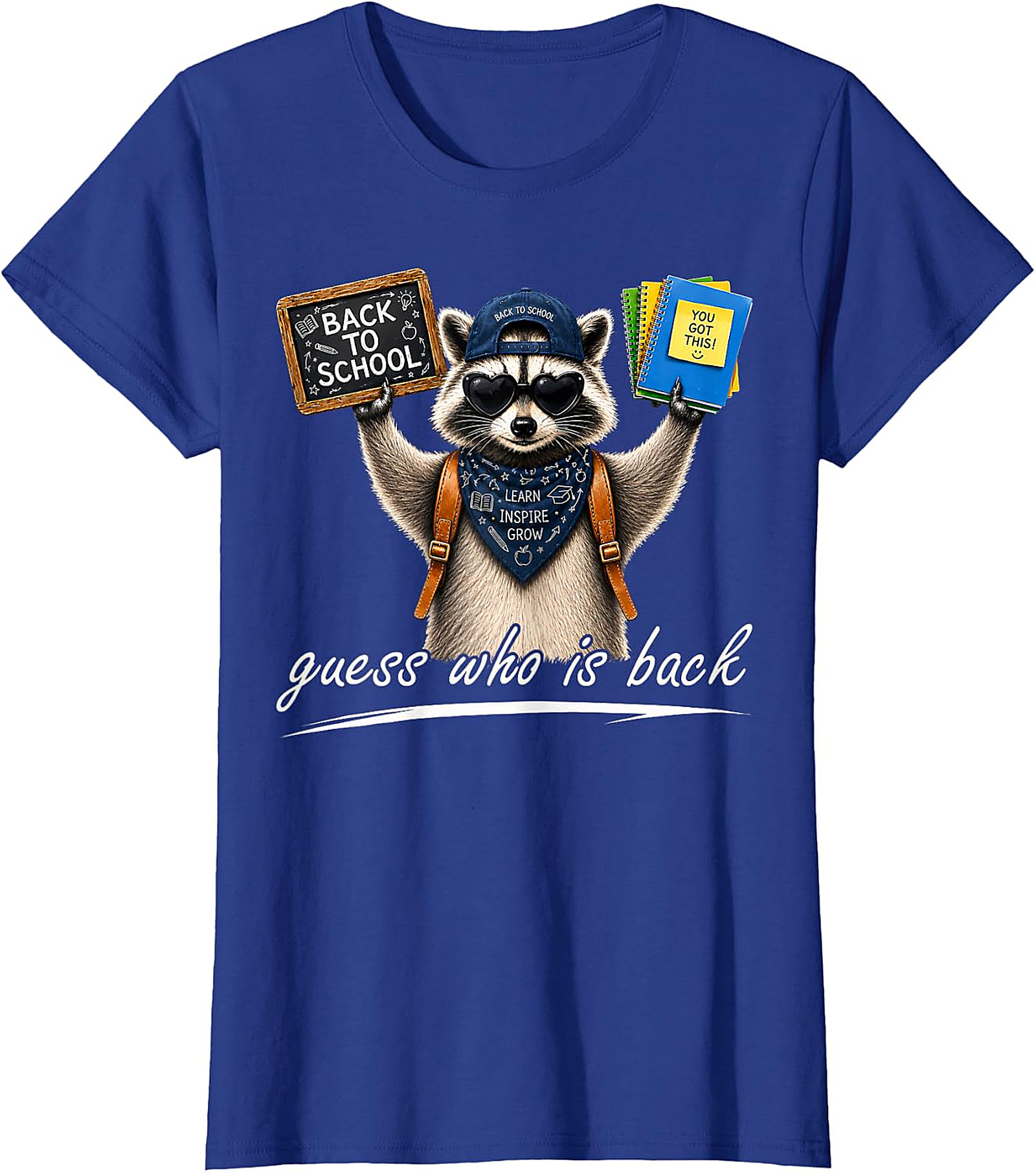 Cool Raccoon Back to School Tee | "Guess Who Is Back"