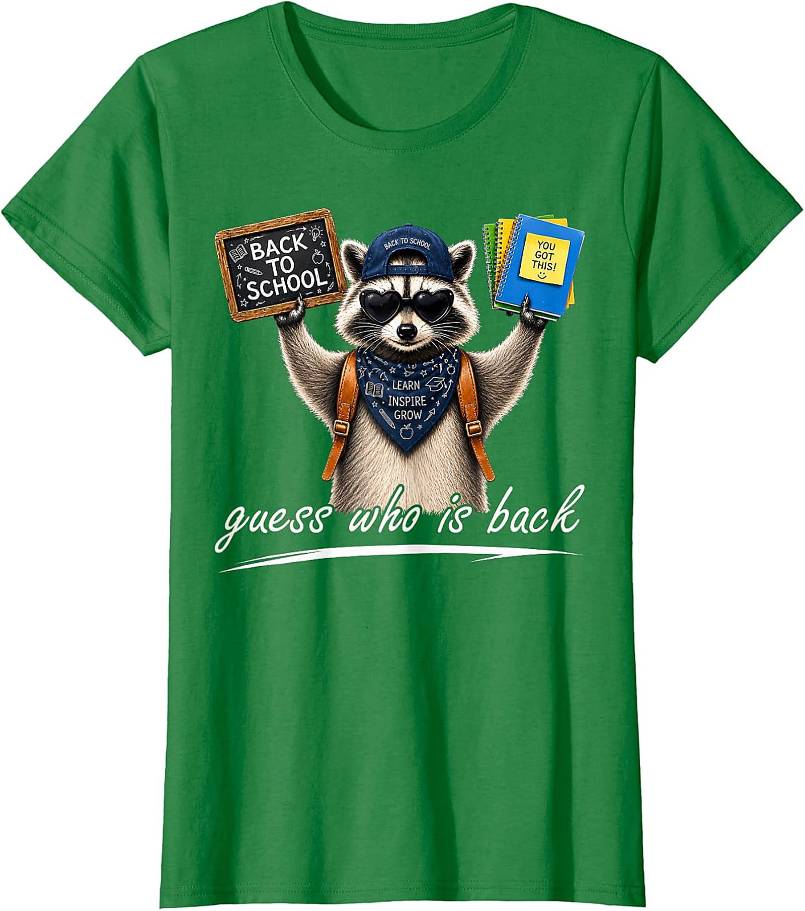 Cool Raccoon Back to School Tee | "Guess Who Is Back"