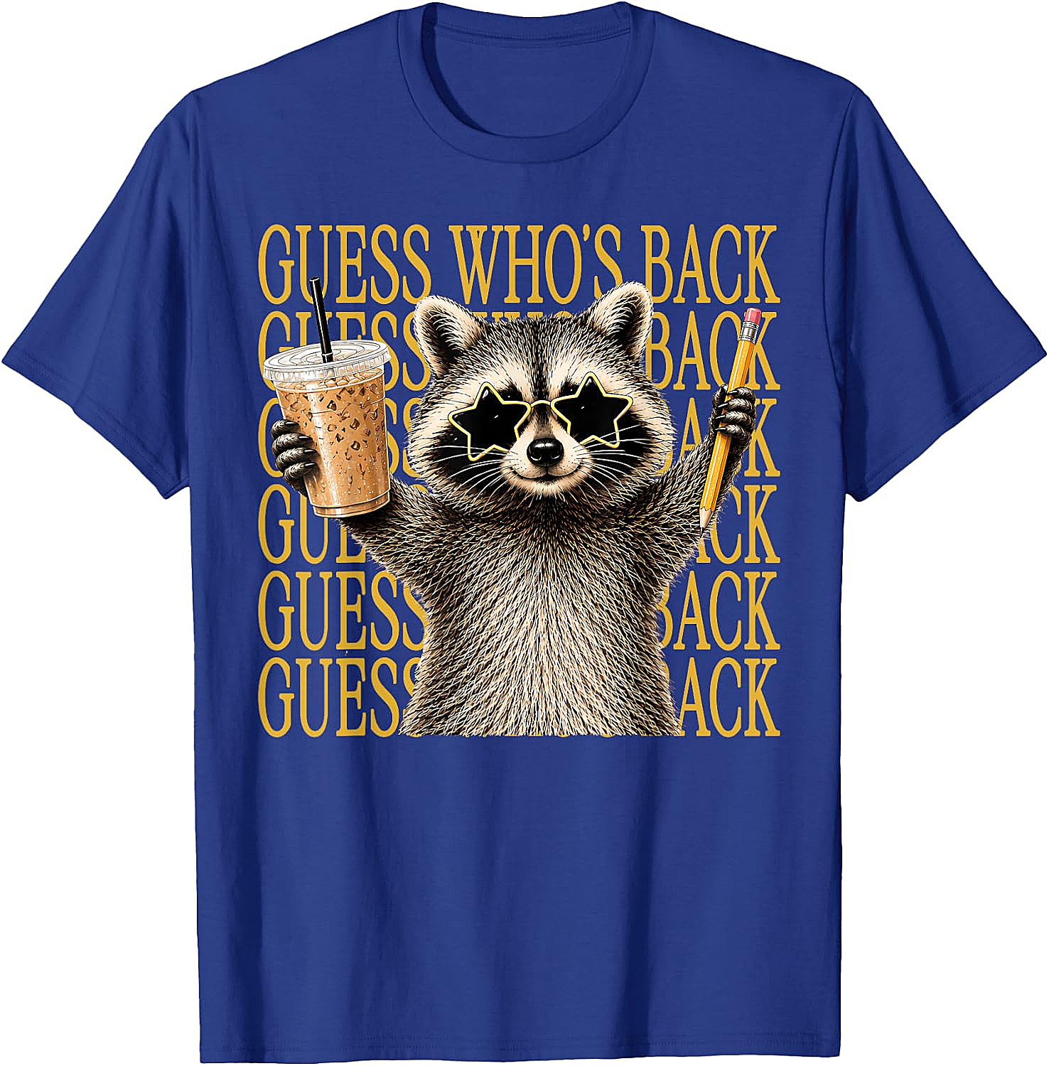 Funny Back to School Raccoon Tee Teacher & Kids Shirt