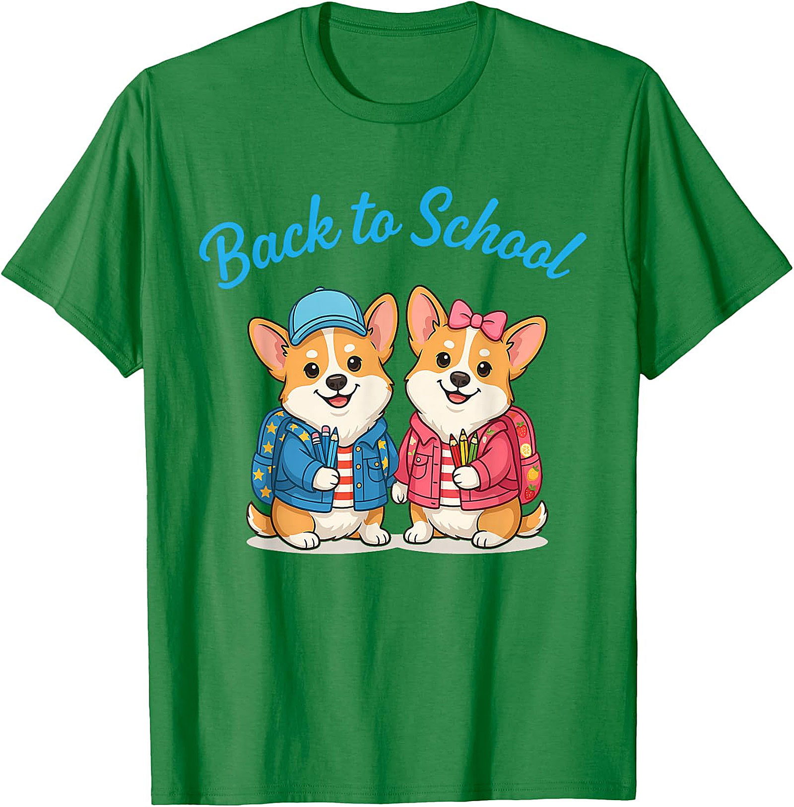 Cute Corgi Back to School T-Shirt - Student & Teacher Gift