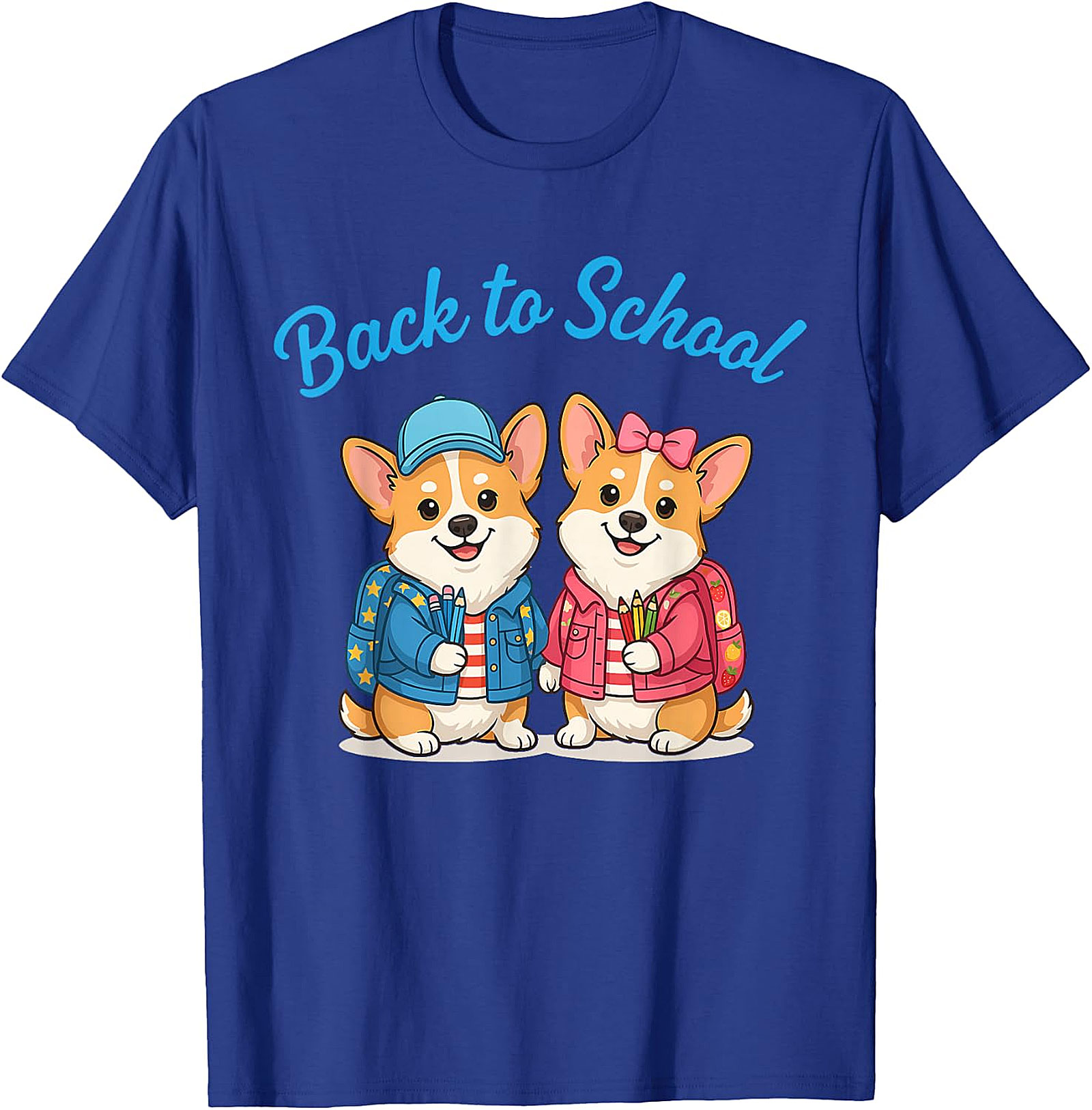 Cute Corgi Back to School T-Shirt - Student & Teacher Gift